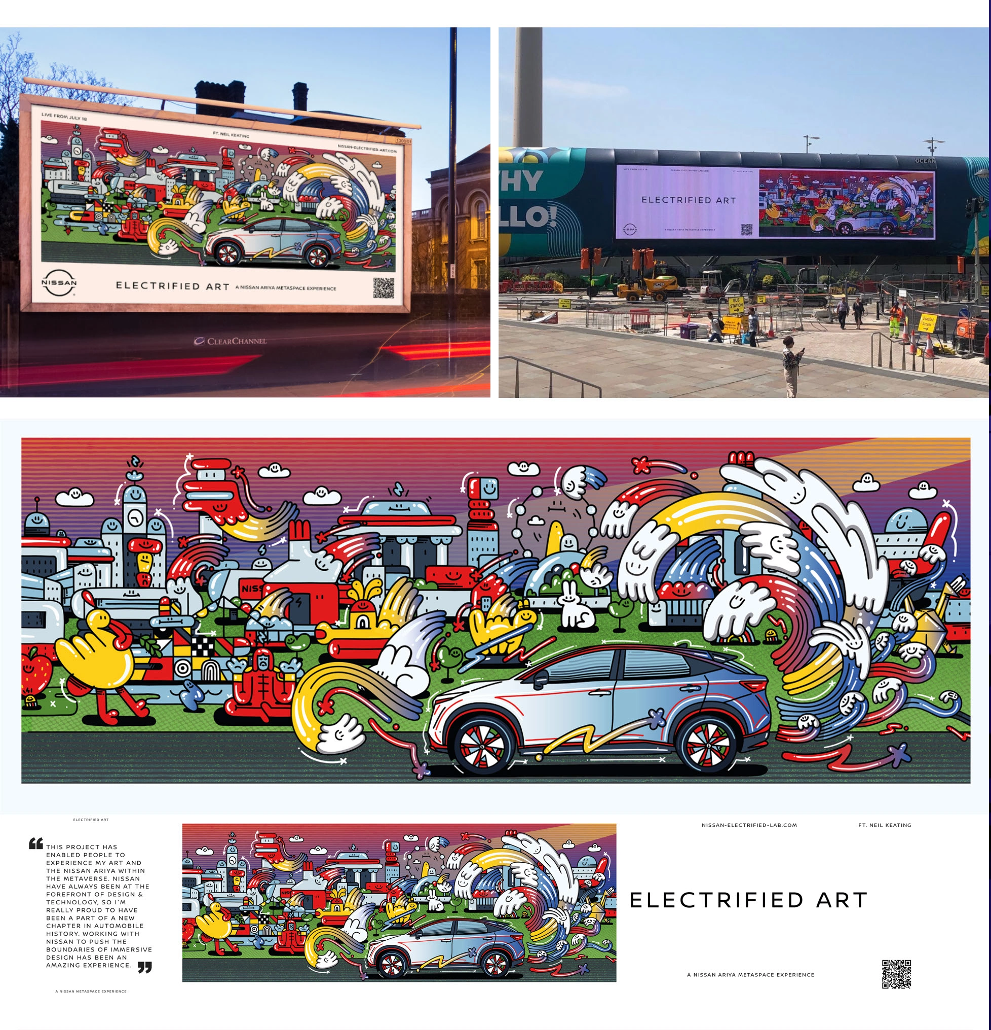 Nissan Aryia - Electrified Art - Ad Campaign