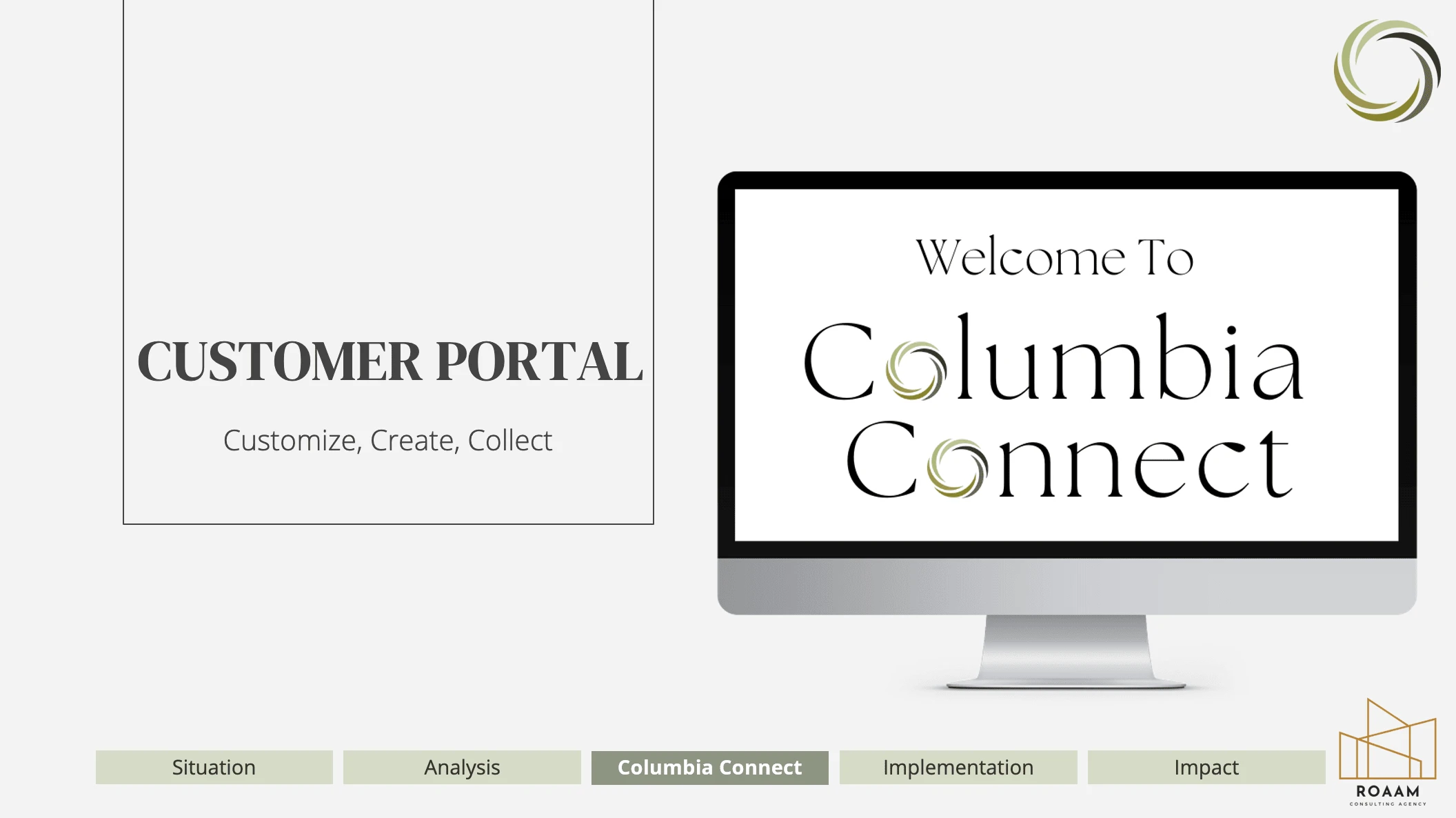 The all-in-one portal connects customers across all Columbia properties.   