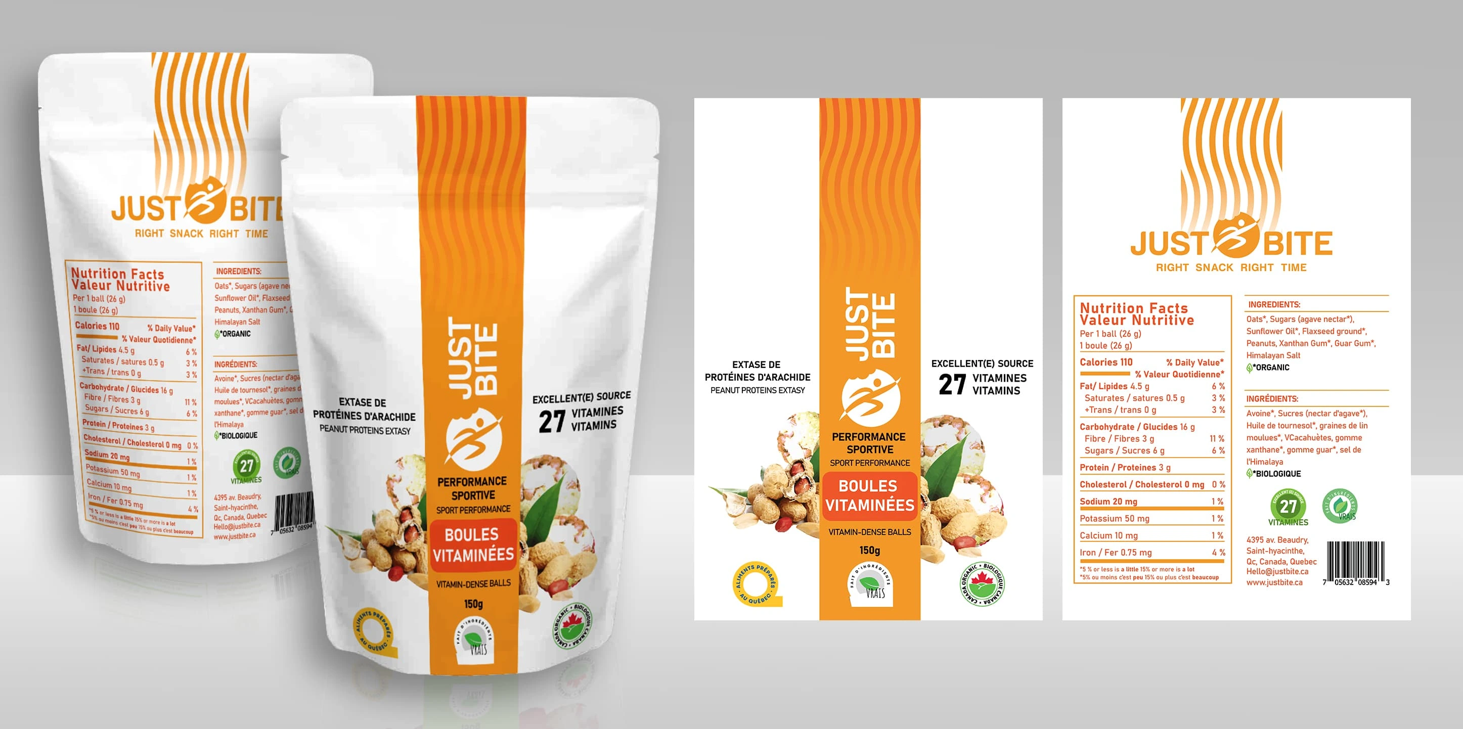 Package Design For Sport Performance Vitamin - Dense Balls 