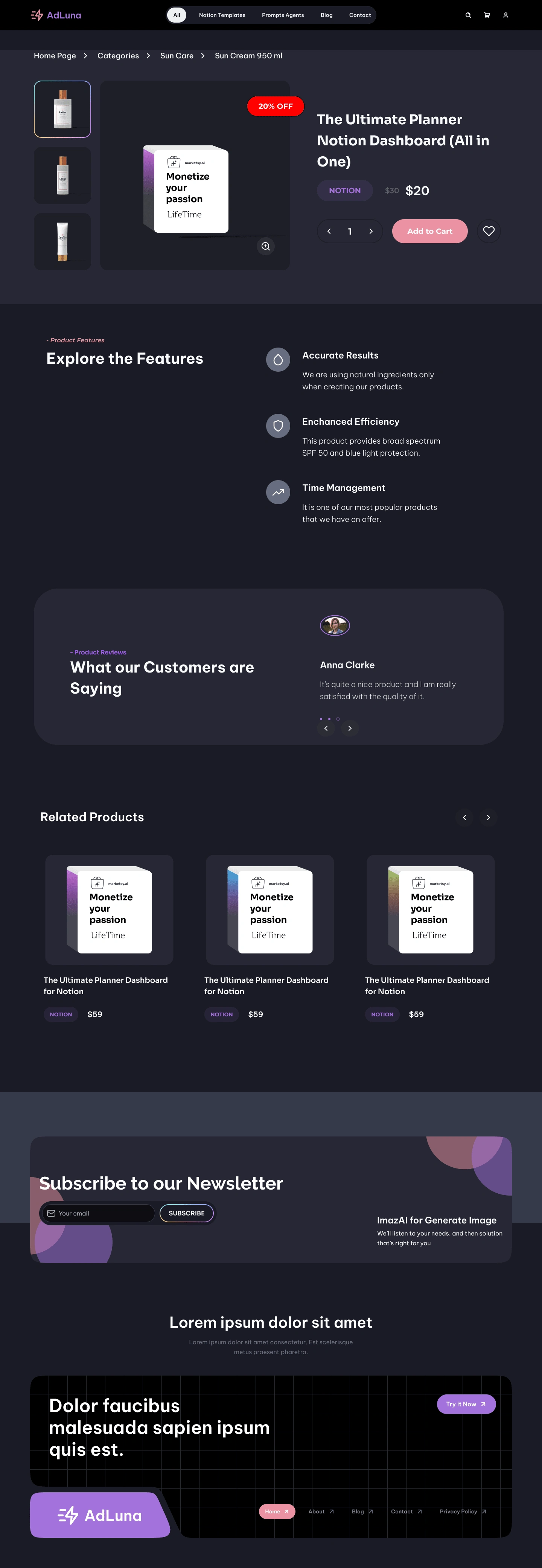 Product Details pAGE