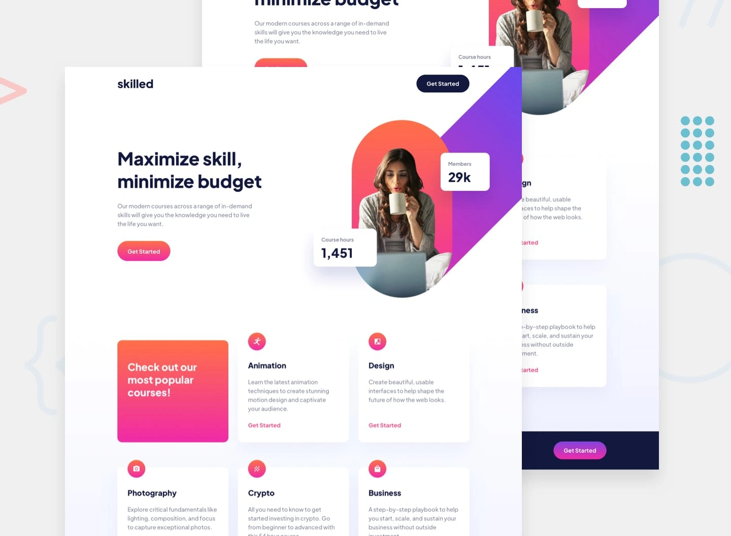 Landing Page Preview