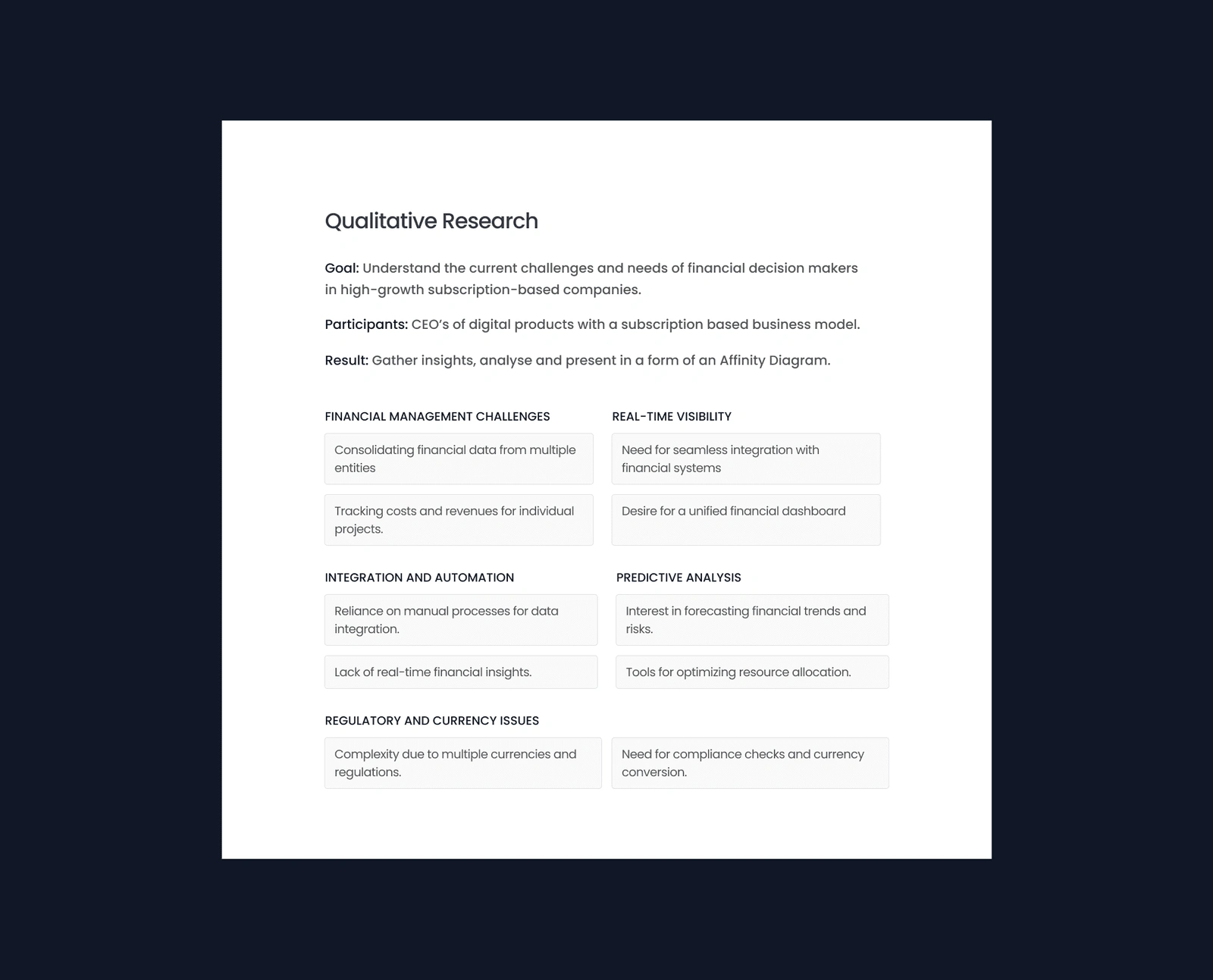 Qualitative research overview