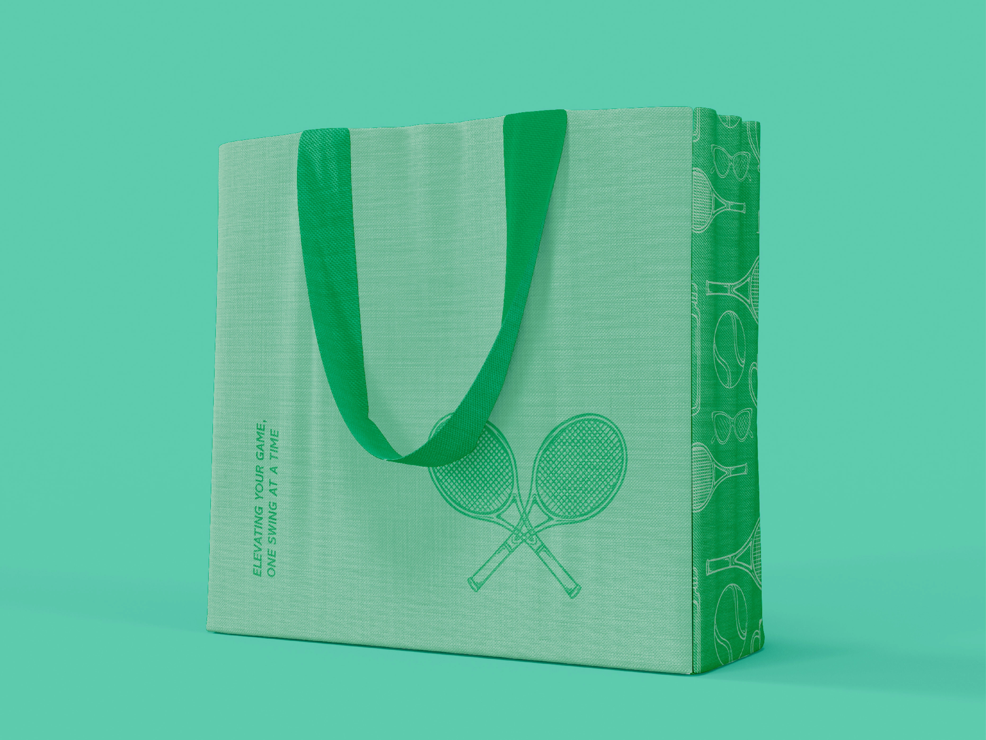 Green Tote Bag