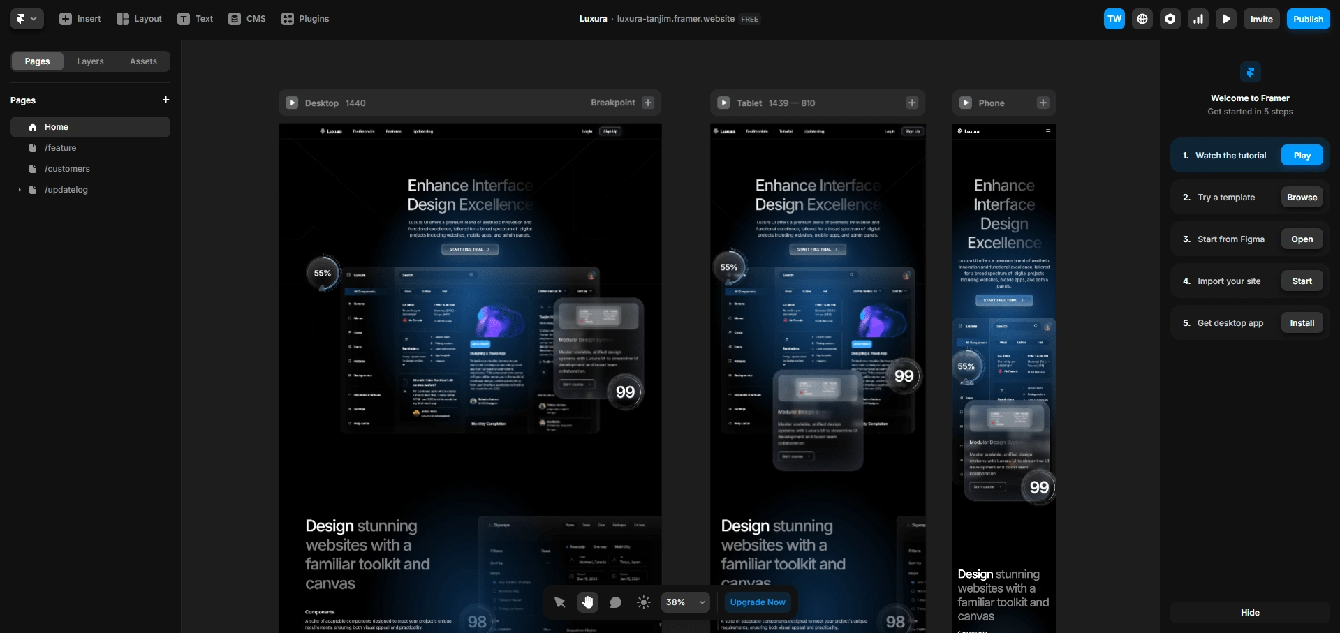 Framer Webstie BackEnd