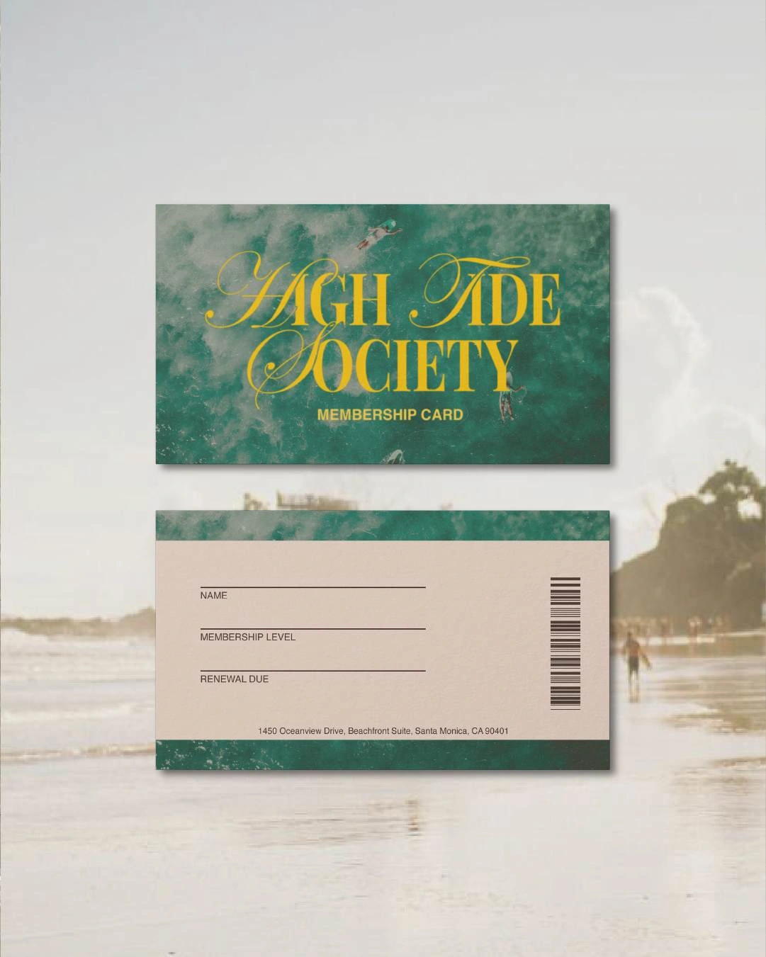 Membership Card Design