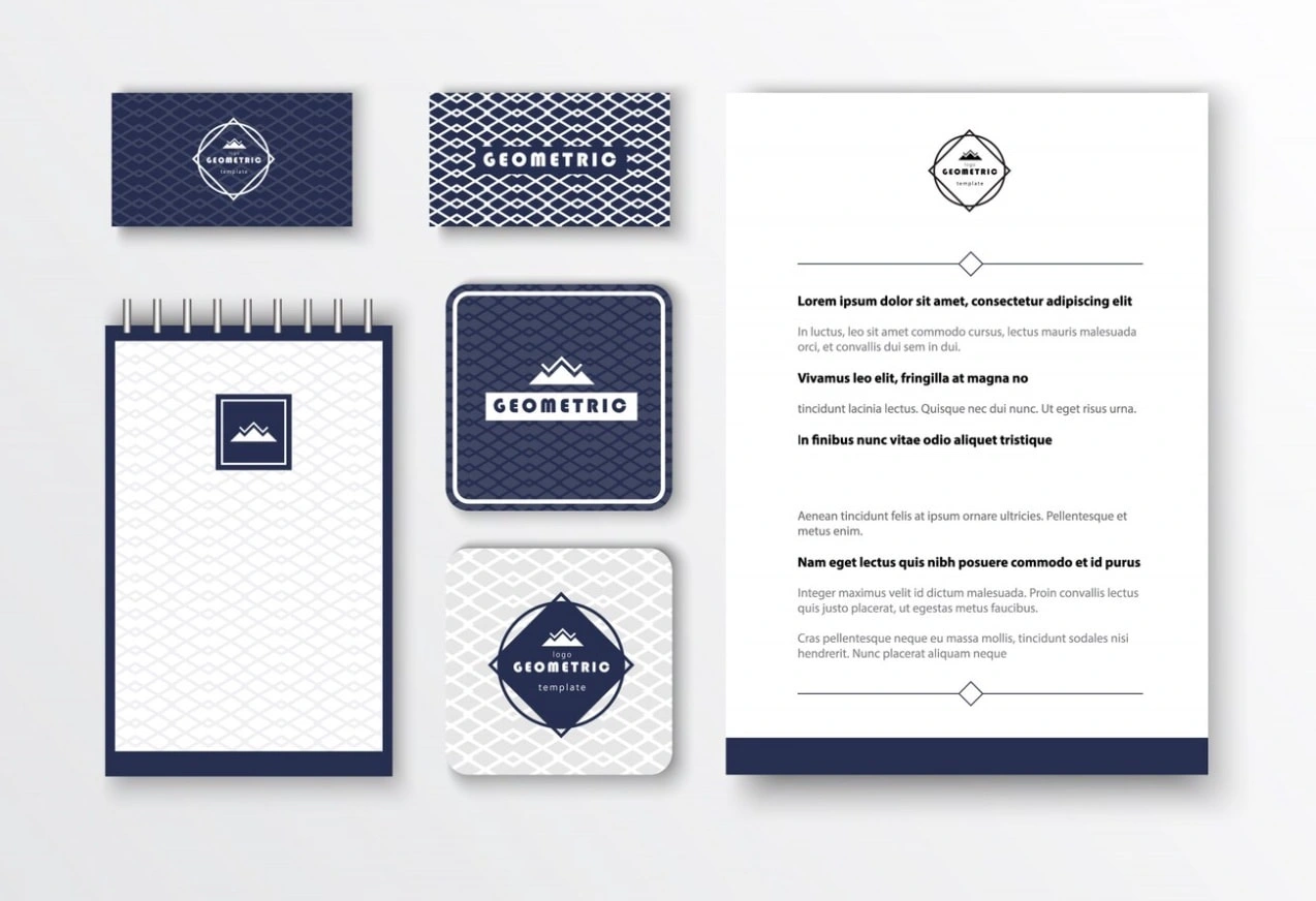 Geometric - Logo & Corporate Stationery Design