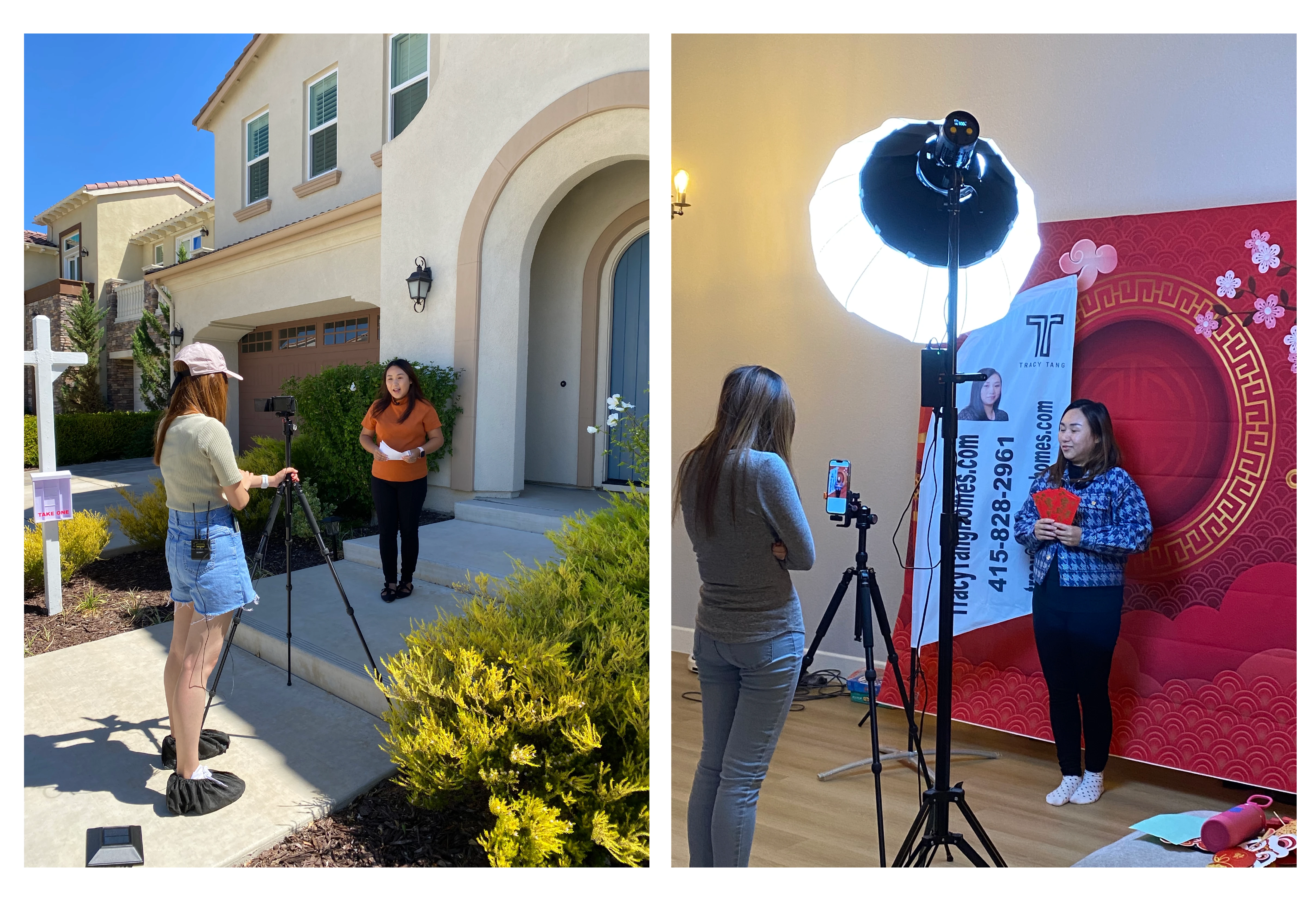 Produced listing walk-through videos and event promotion videos to showcase Tracy Tang Homes' properties and increase brand awareness.