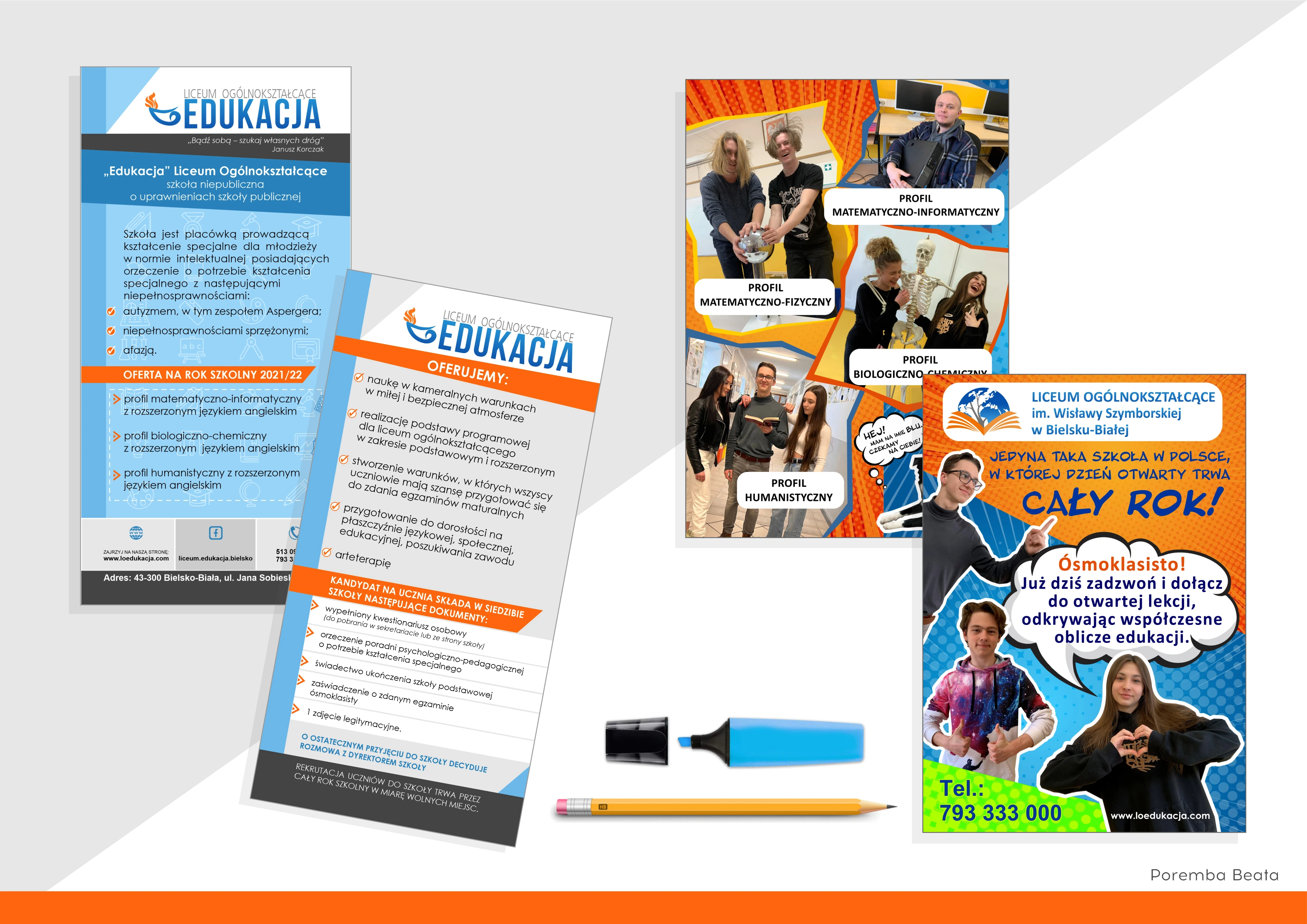 Design of leaflets, flyers, booklets and other promotional materials.