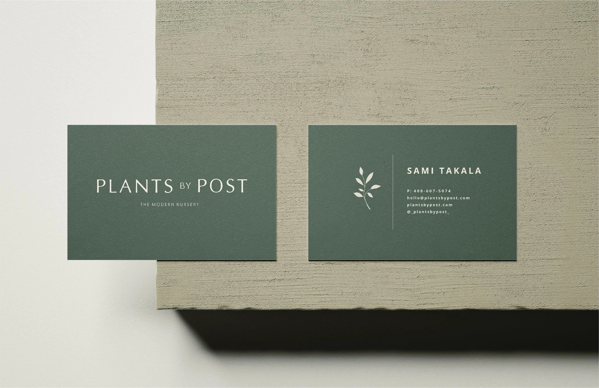 Business Card Design Mockup