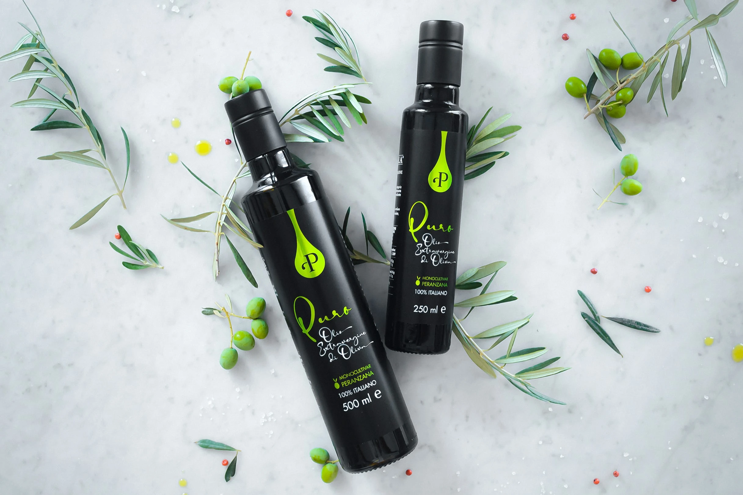 Extra Virgin Olive Oil - Peranzana variety