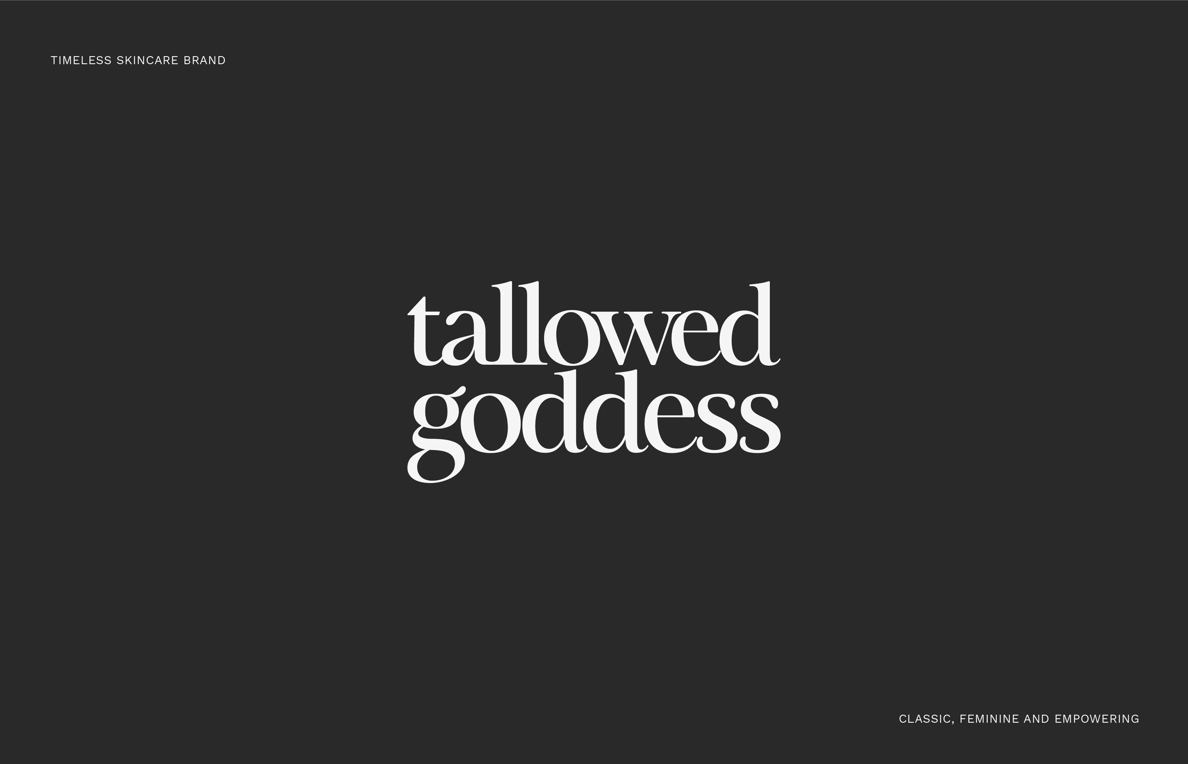 Tallowed Goddess, inspired by women from mythology is a classic and empowering skincare brand