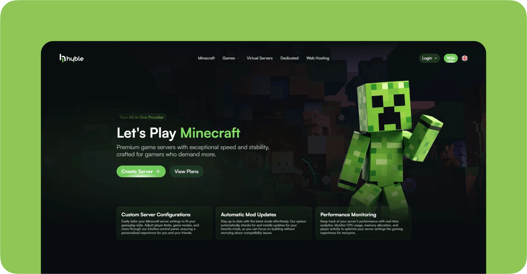 Minecraft Page