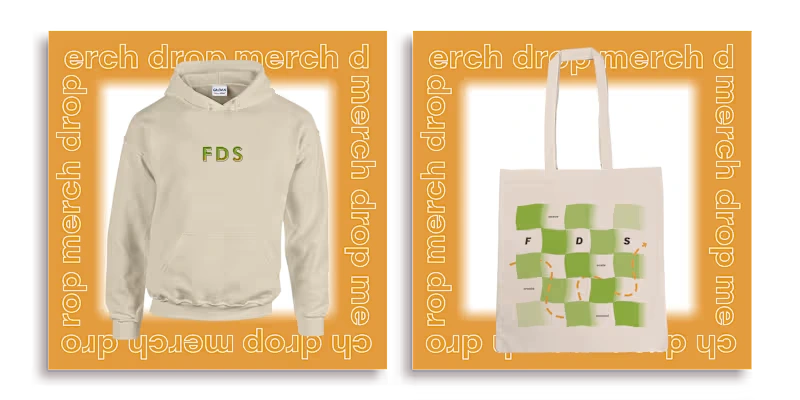 Designed fundraiser merchandise based on existing logo and color branding for student organization. [2022]