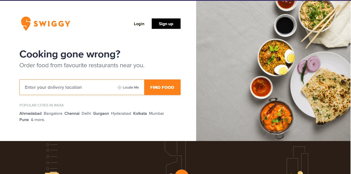 Swiggy's screenshot