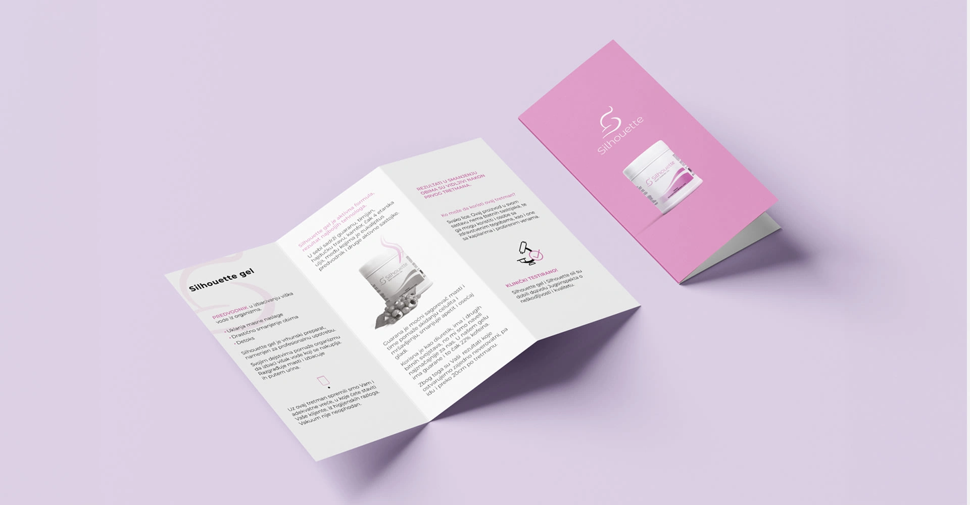 Professional cosmetics brochure, B2B.