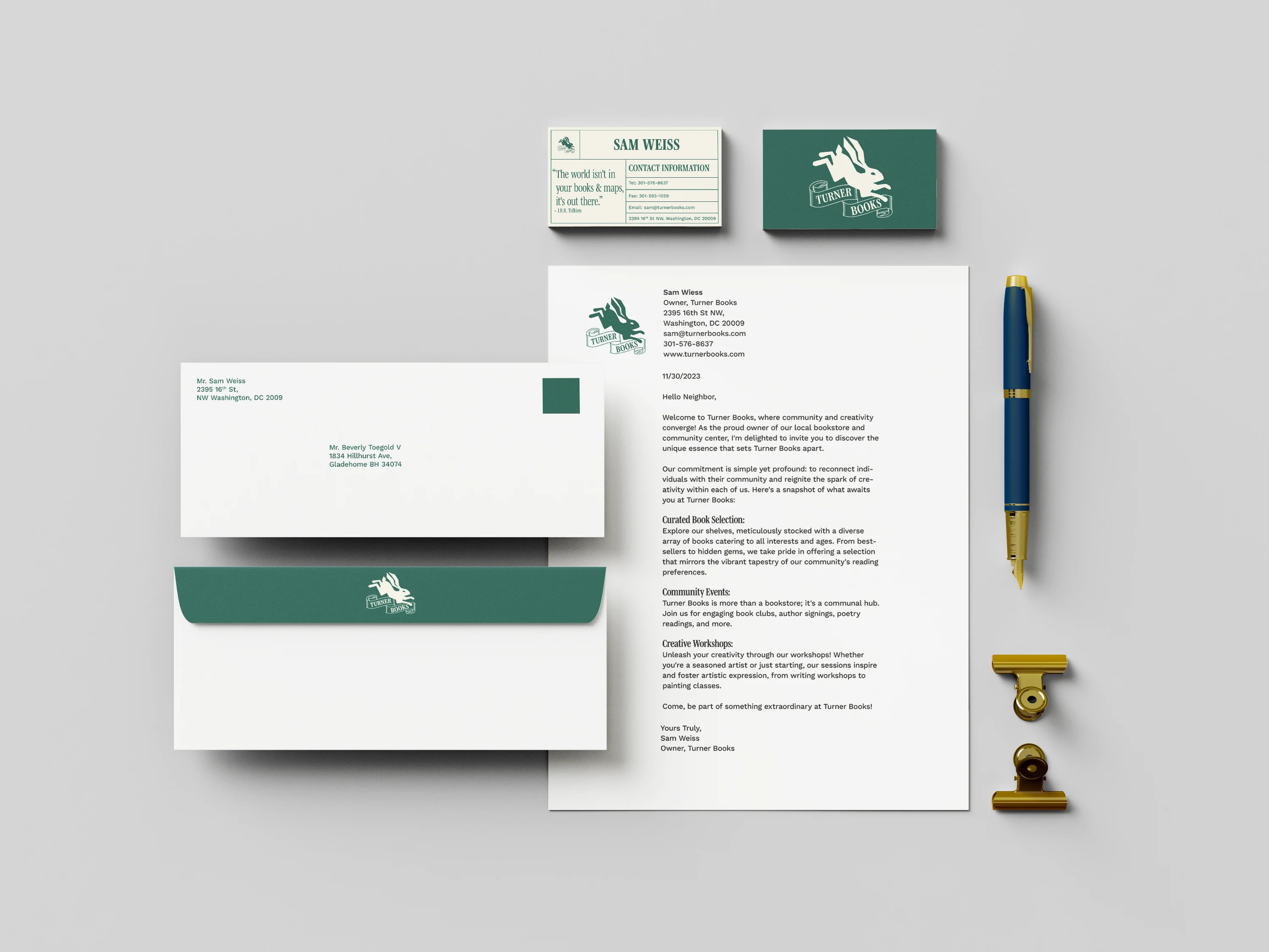 Stationary Set Mockup