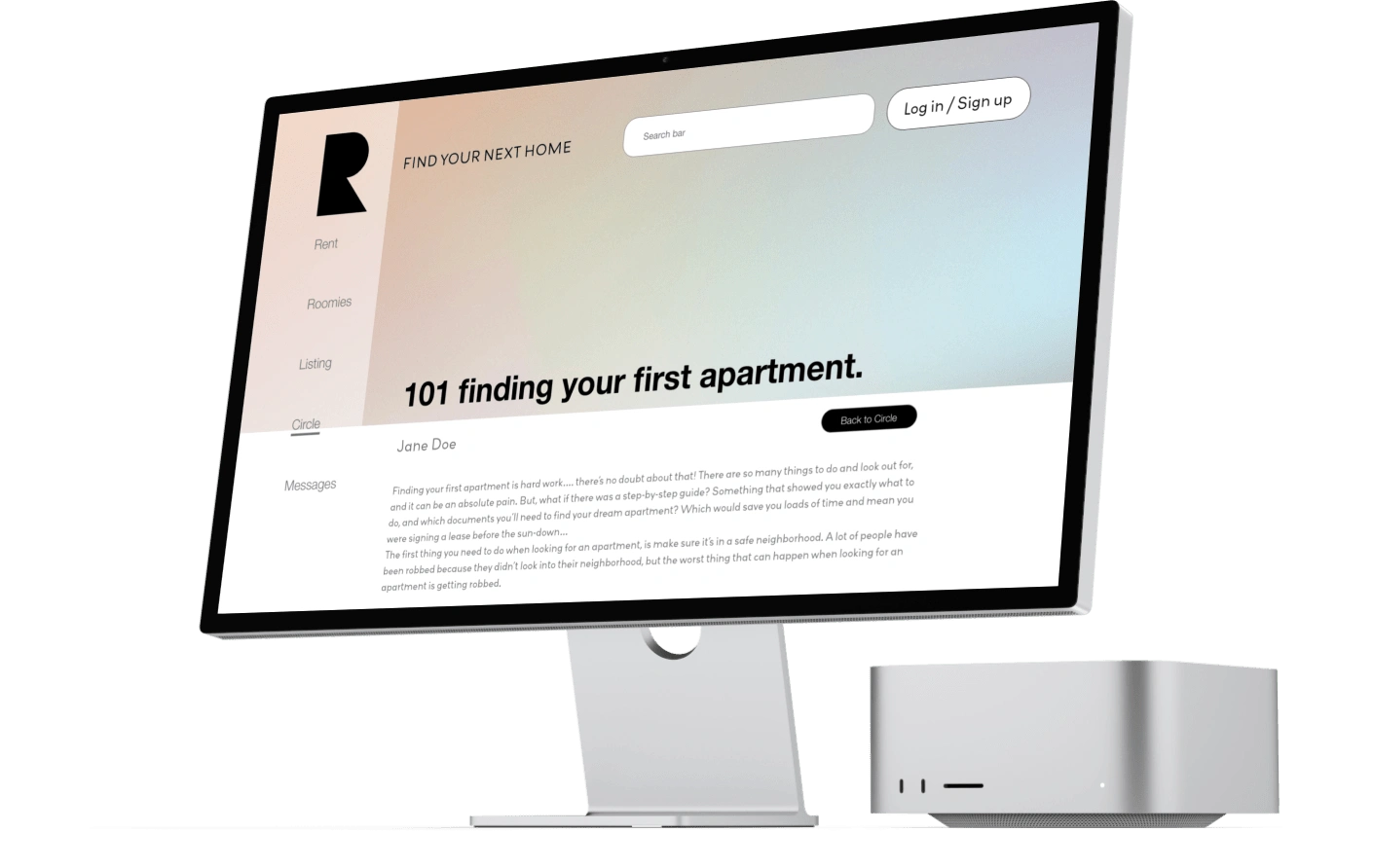 Roomi in web-based