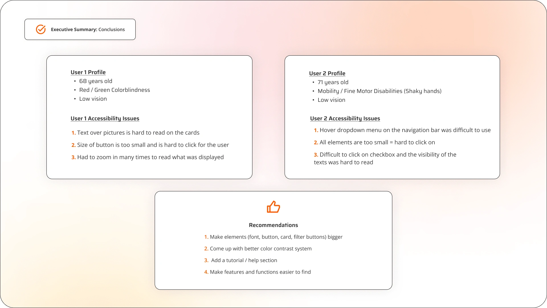 Usability Test Results for Old SeniorTix Website