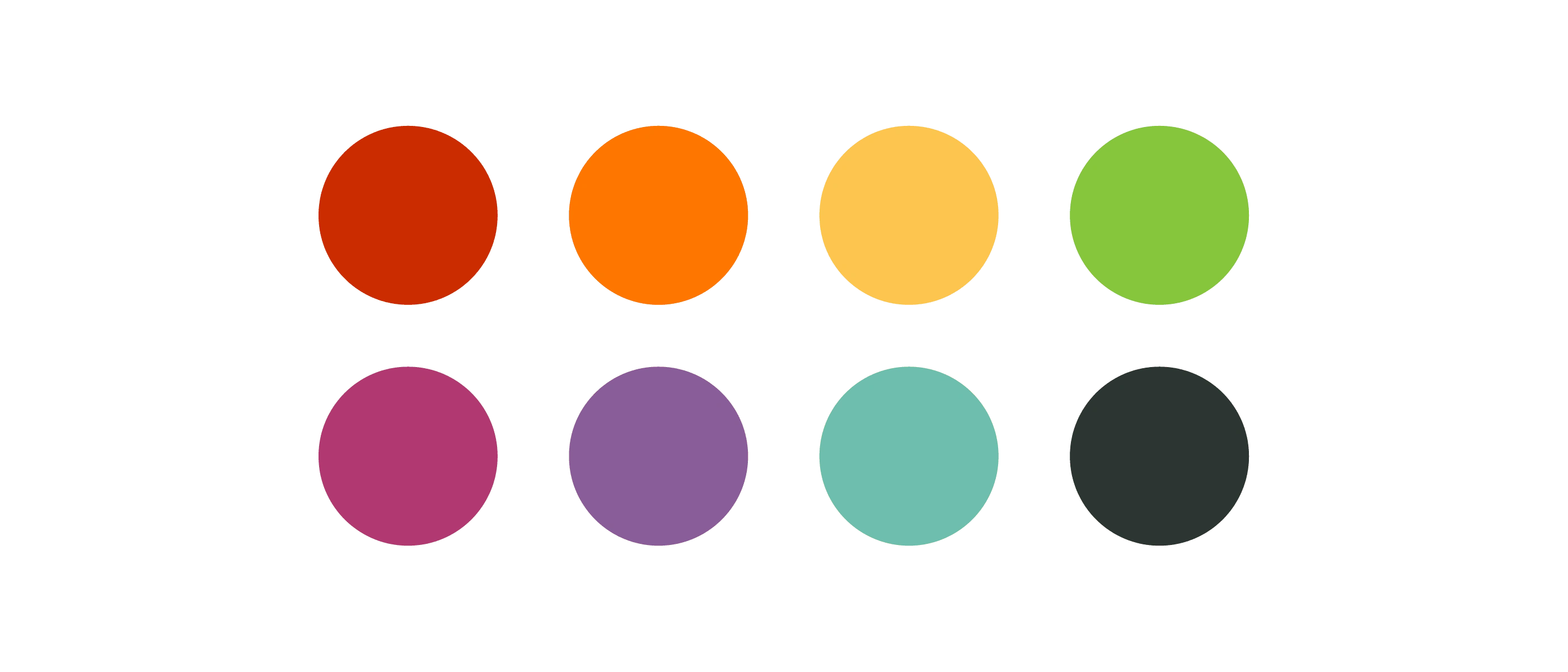 Color Palette inspired by The Seven Chakras