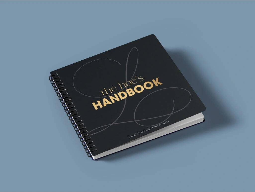 Branded planner design and print production