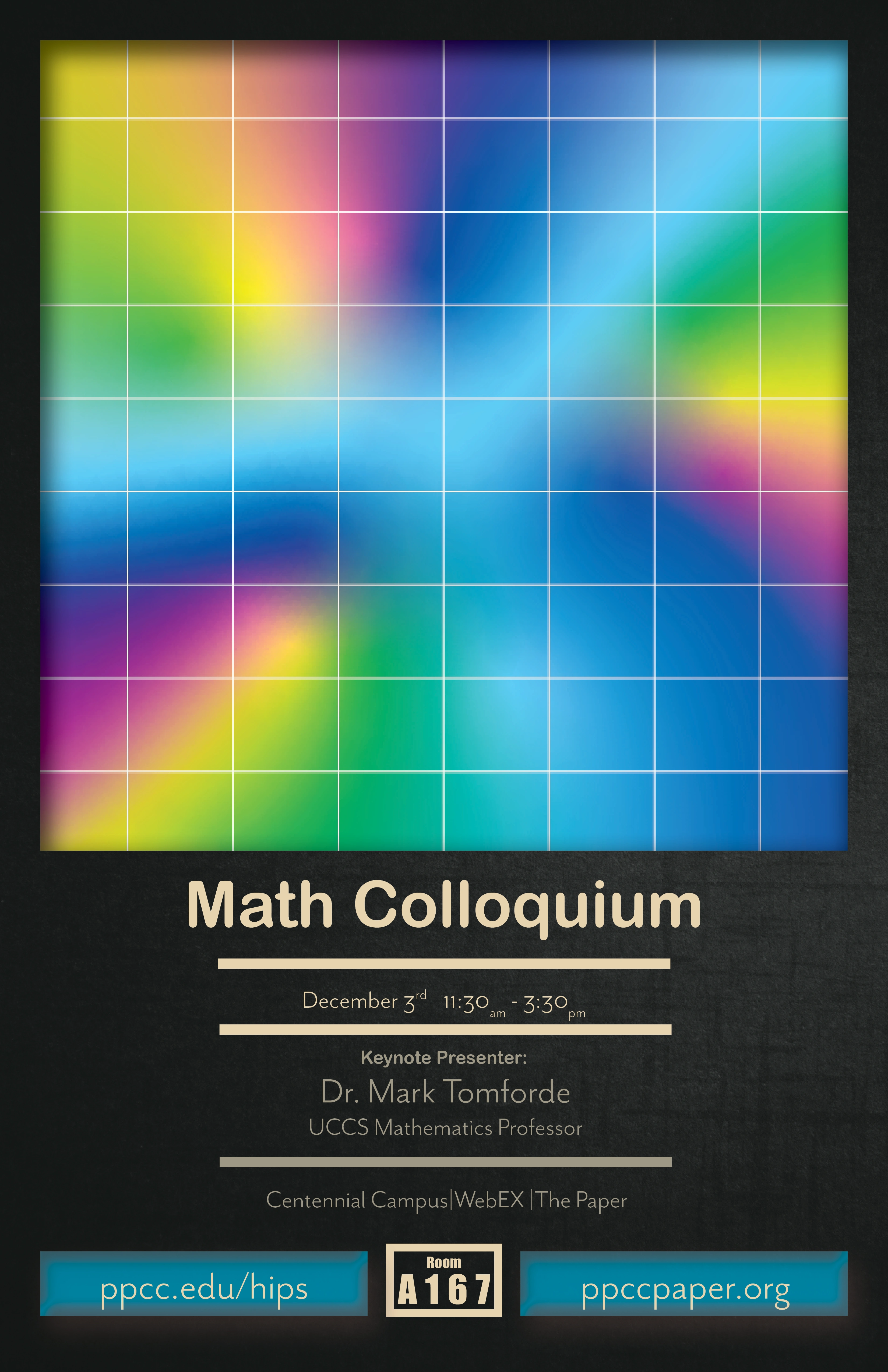 My inspiration for this design -  "Domain coloring or a color wheel graph is a technique for visualizing complex functions by assigning a color to each point of the complex plane." I found this one online and recreated it in Adobe Illustrator 