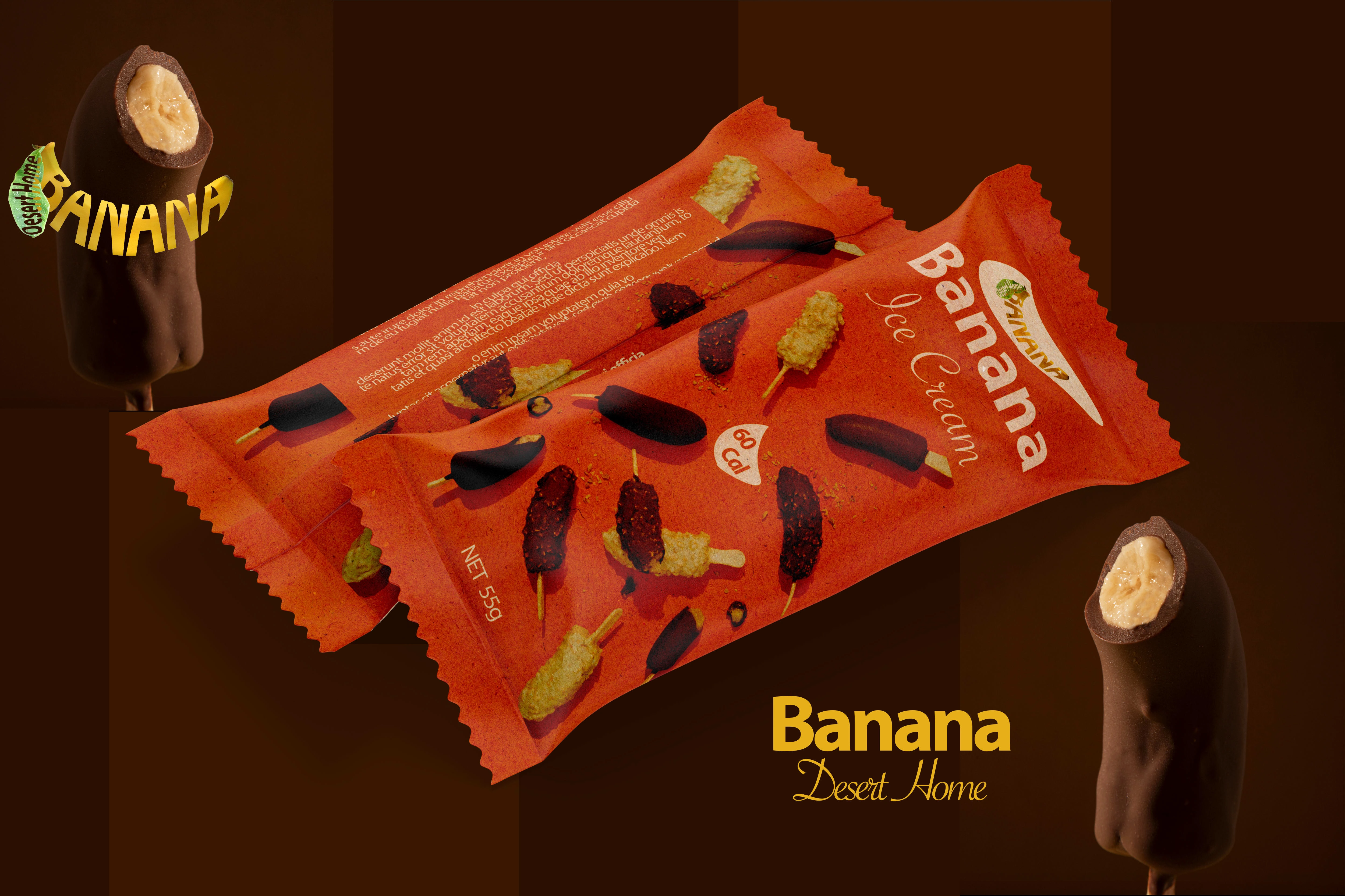 'BANAN DESERT HOME' Packaging Design