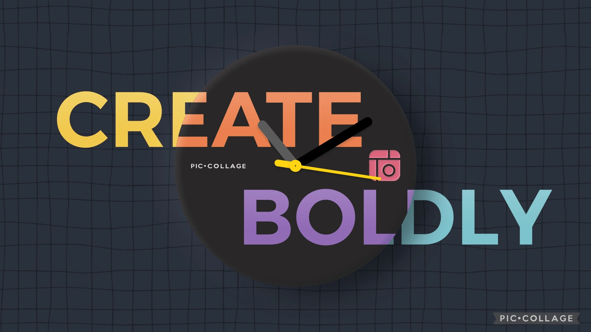 Create Boldly Clock Face