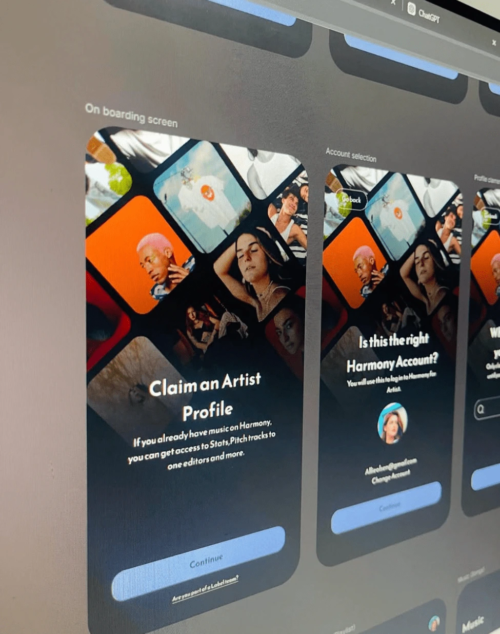 onboarding screens