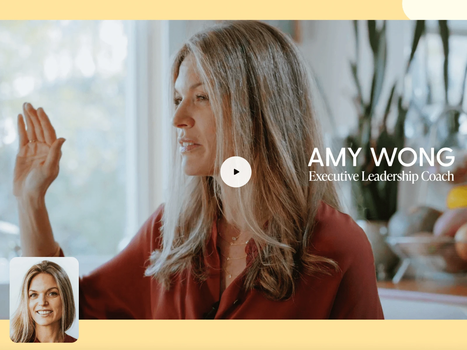 Example #1 - Amy Wong, Executive Leadership Coach