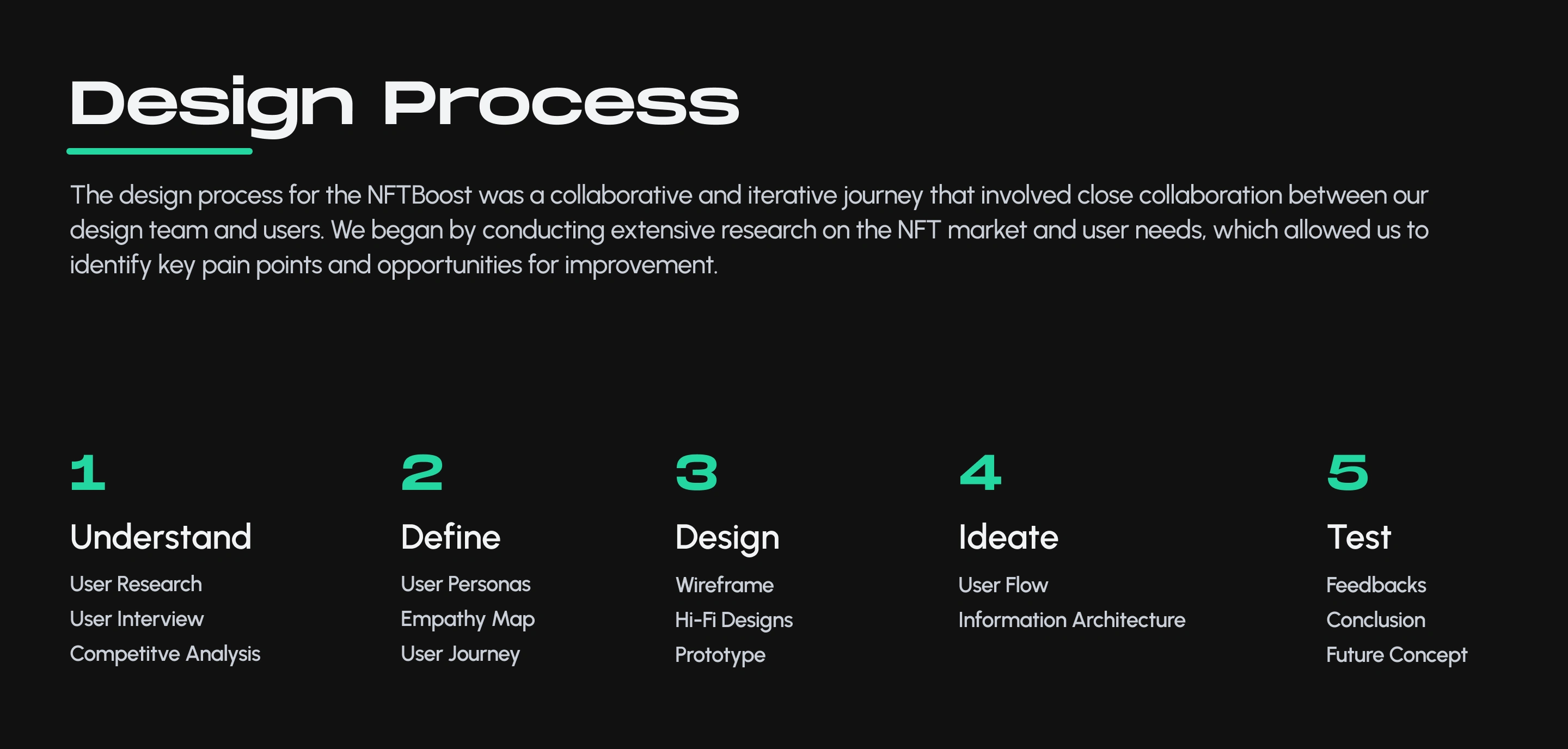 Design Process for NFTBoost