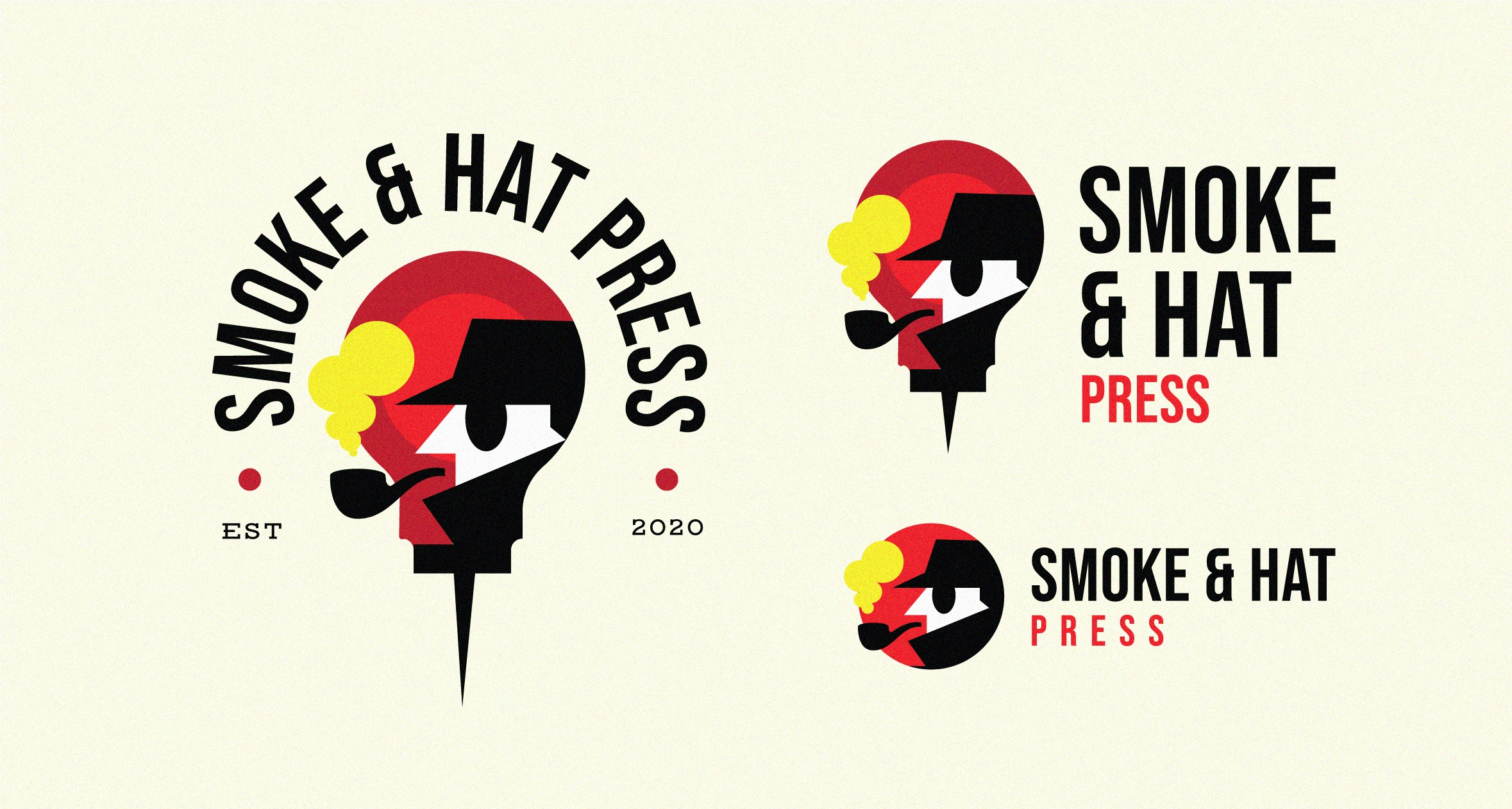 Smoke & Hat Press - Main Logo and Variants
