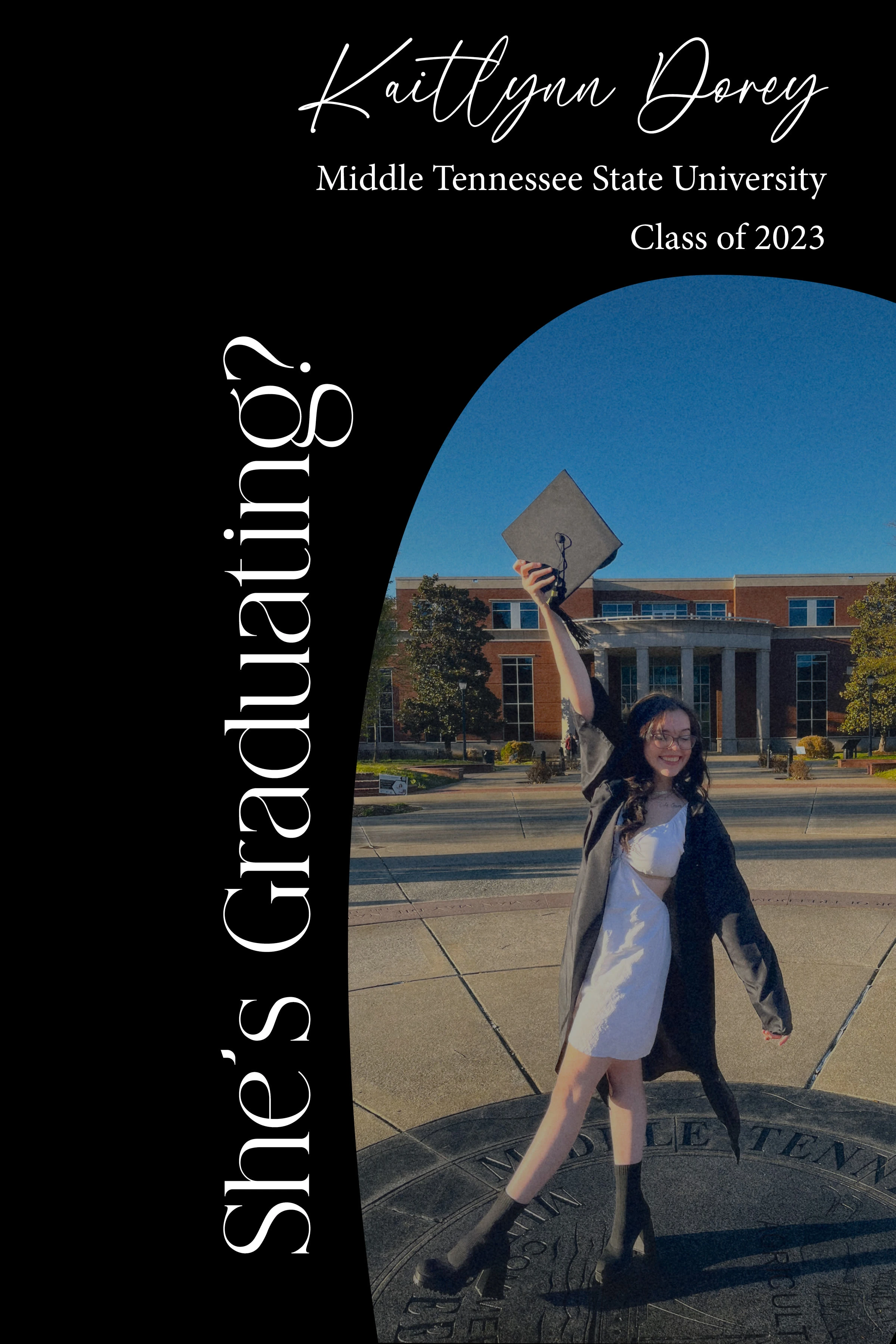 Personal Grad Announcement