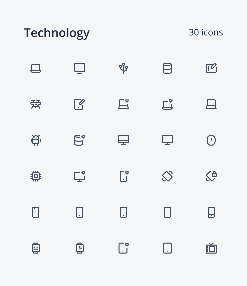 Technology Icons