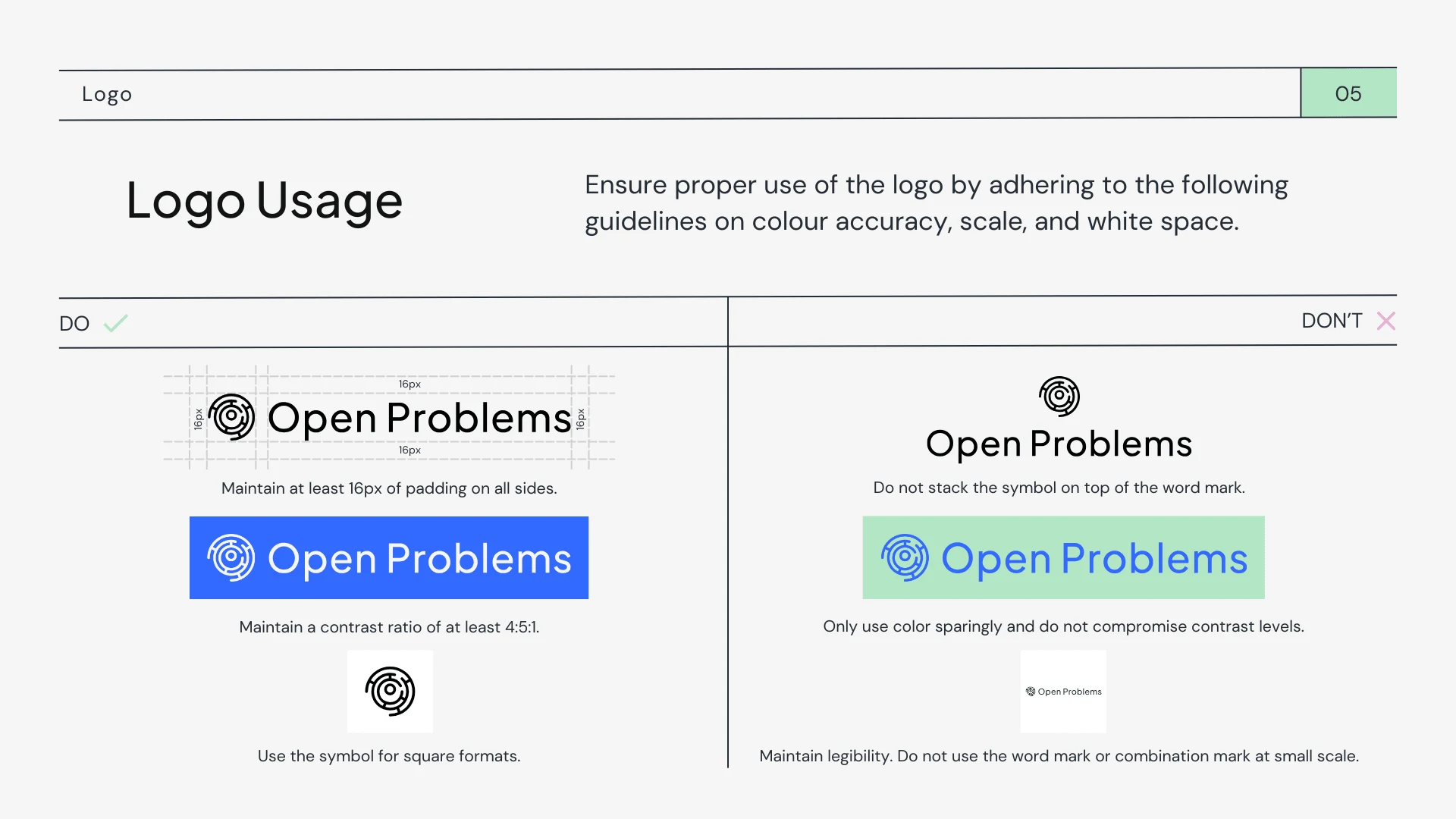 Logo usage guidelines