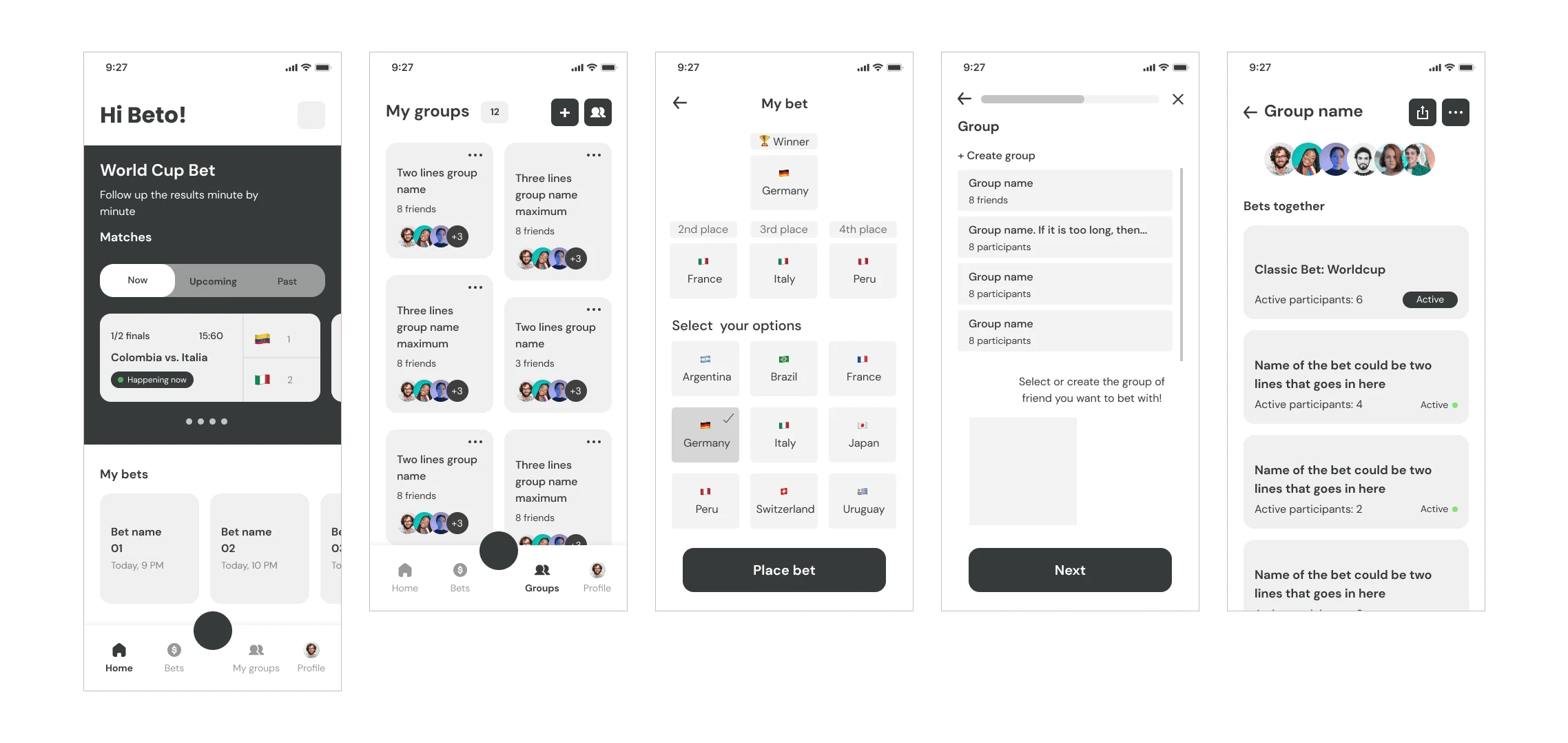 Wireframes