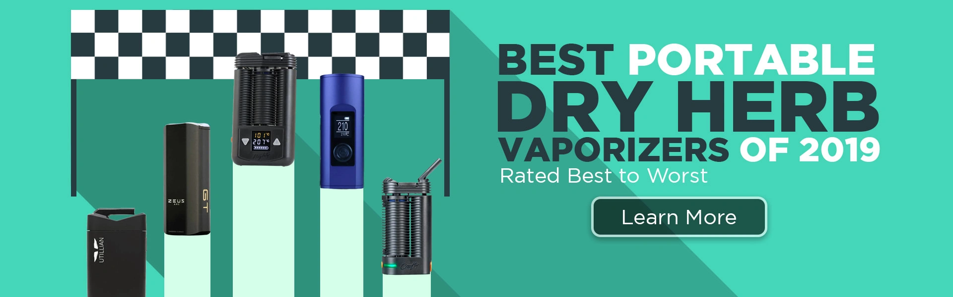 A website banner for an Authorized Reseller of Vaporizers.