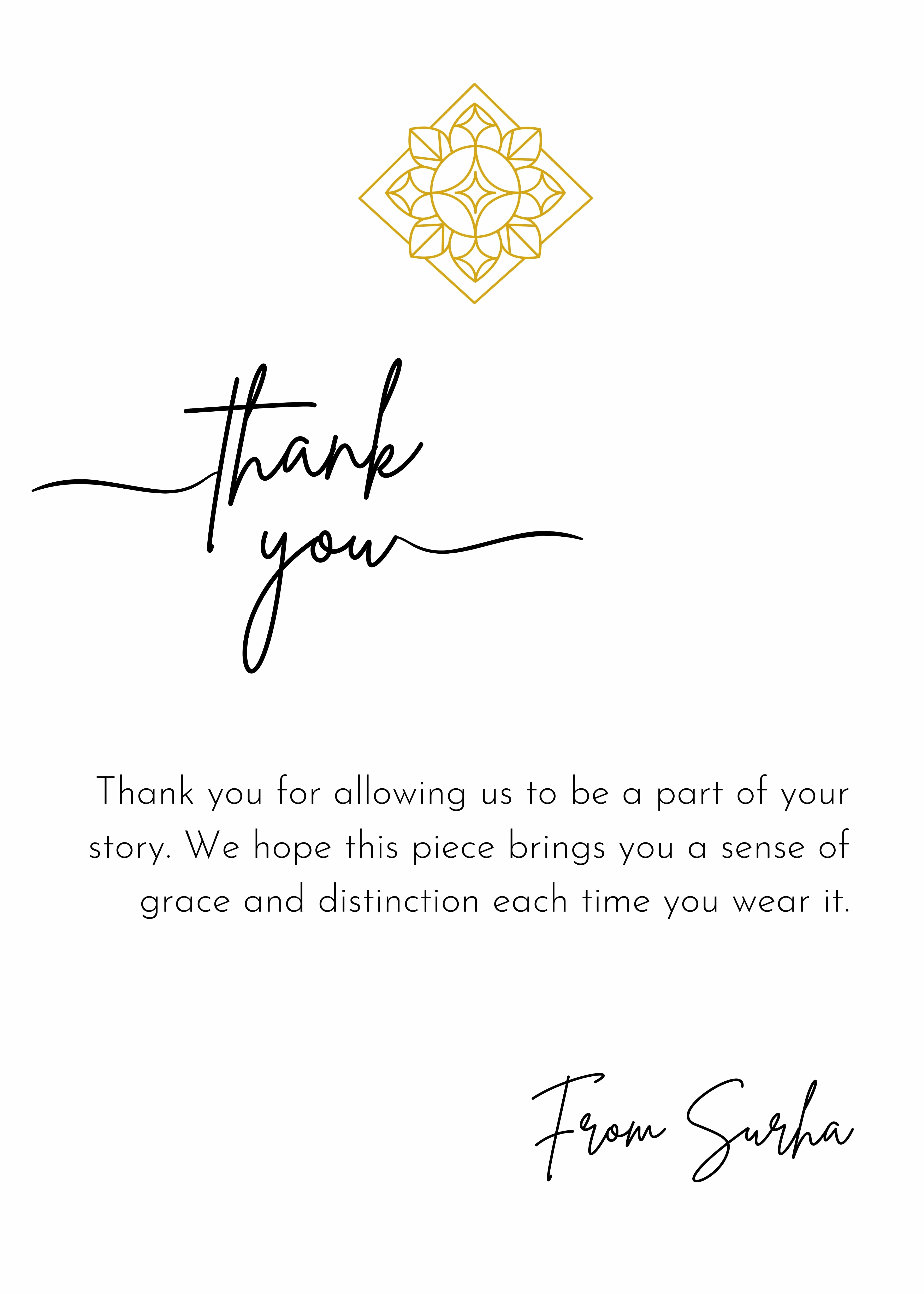 Thank You Card