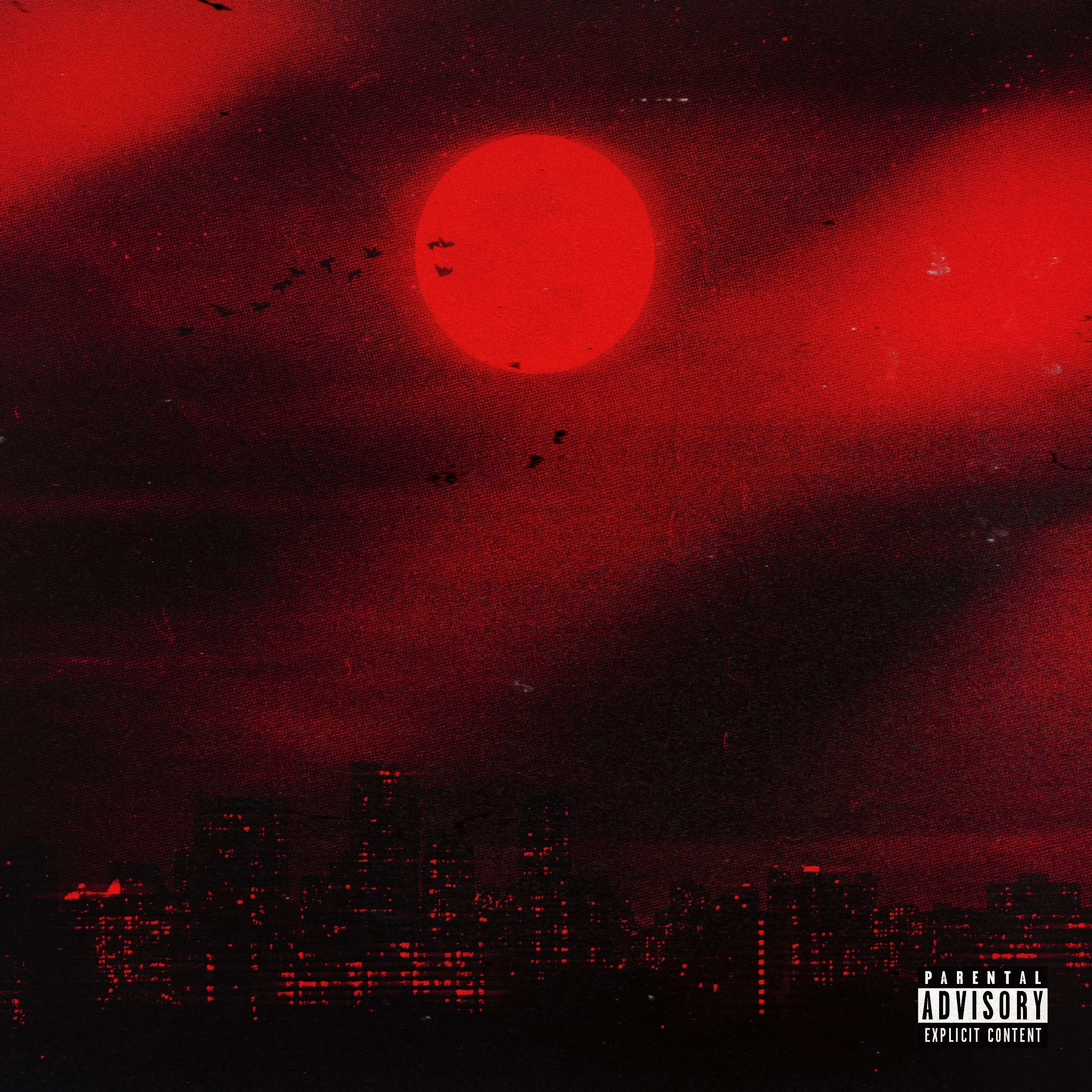 Cover Art done for Kaleb Mitchell's 'To The Moon" feat Lockage. Kaleb has a reoccuring theme in his music that portrays Batman and he wanted something that would reflect that. Hence the bats in the sky and the red that reflects the new Batman movie.