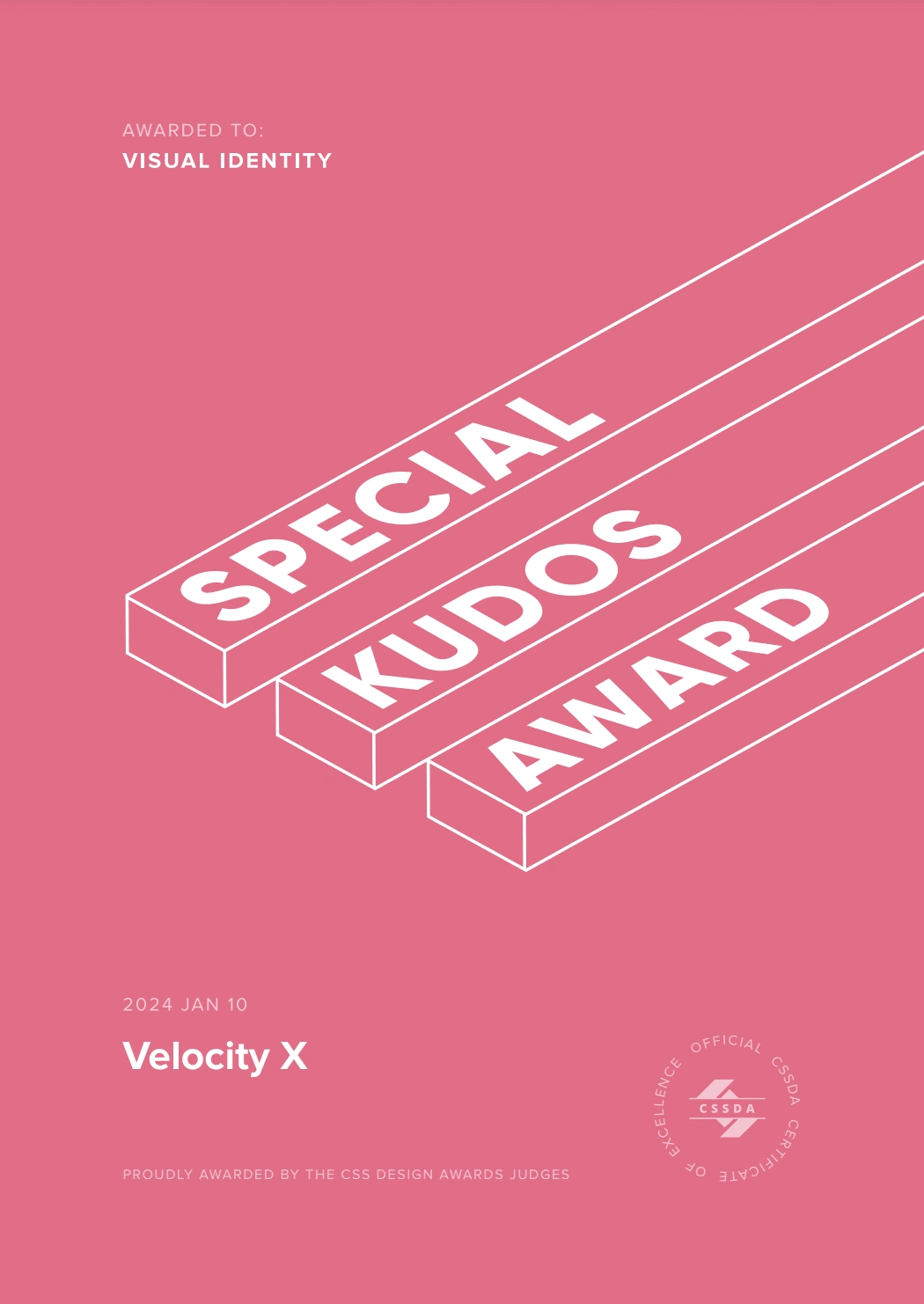 CSSDA Special Kudos Award