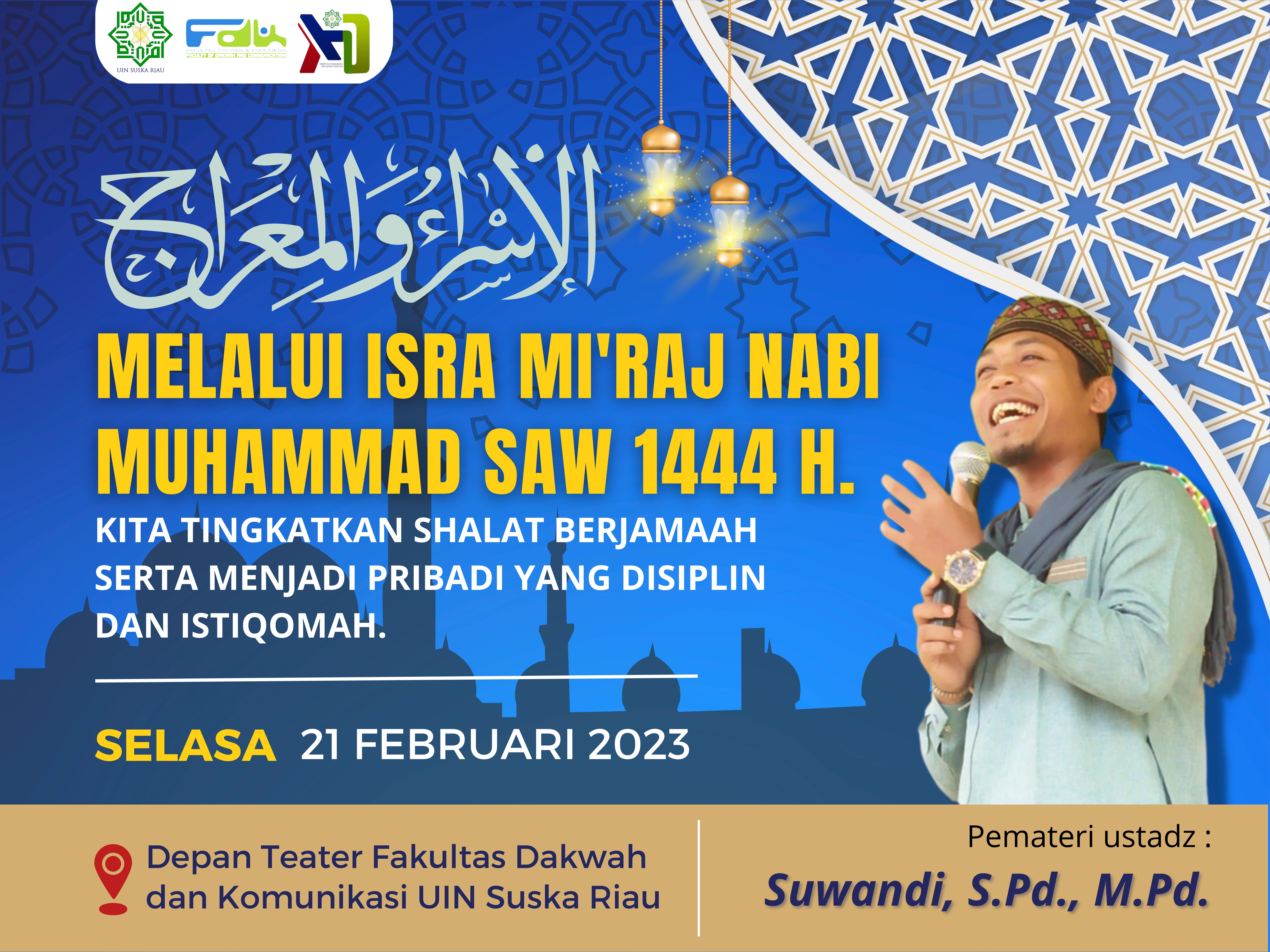 2023 Isra Miraj event banner