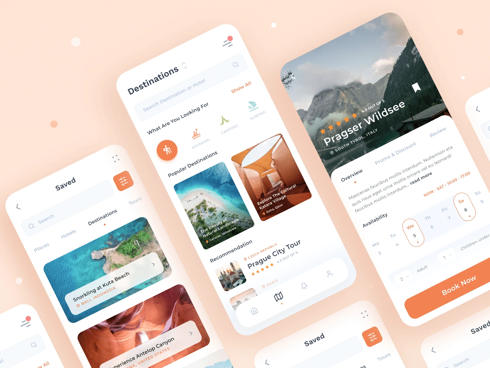 UI Design for Travel App