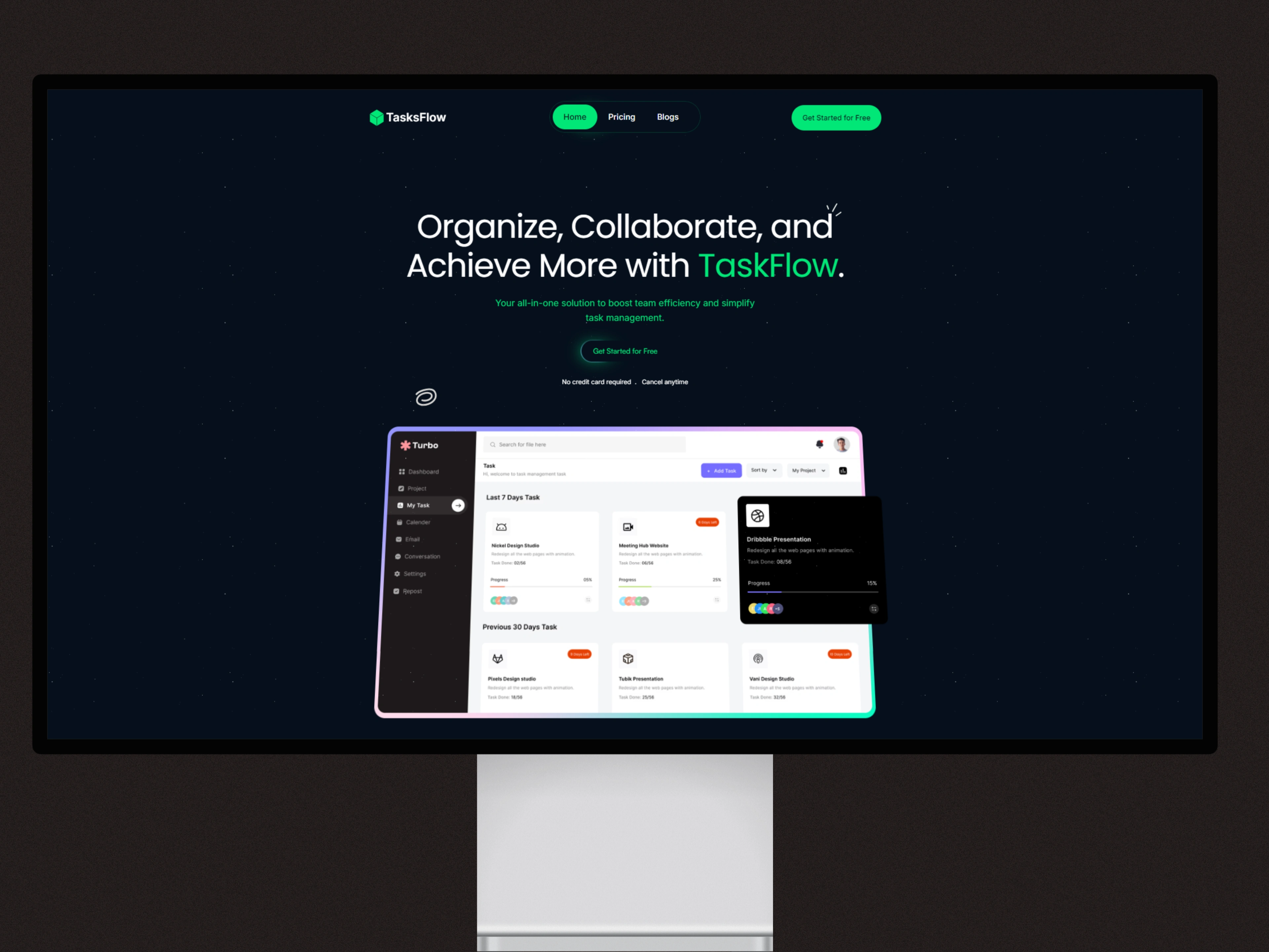 Framer SaaS Landing Page Development
