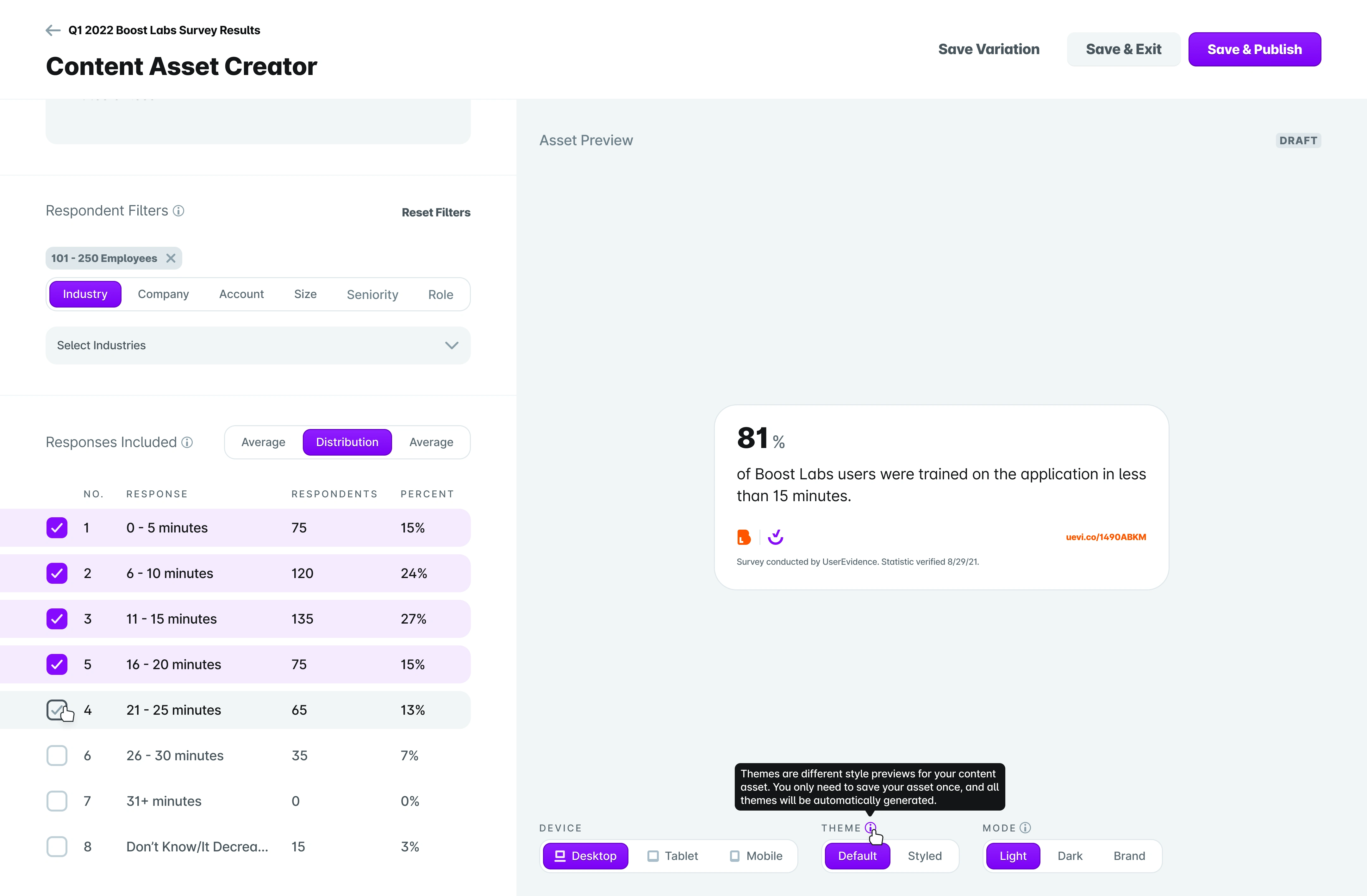 Content Asset Creator - Statistic, Desktop View, Default Theme, Light Mode