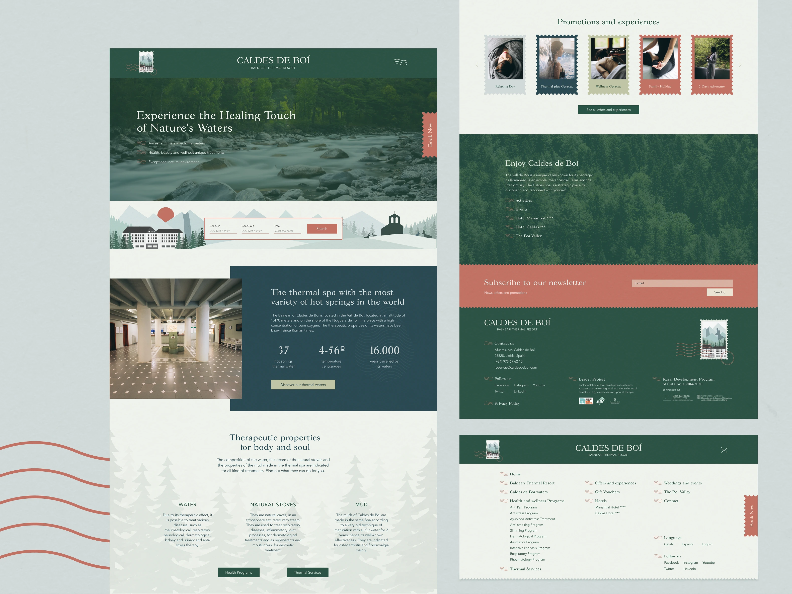 new design // UI re-design for the existing website