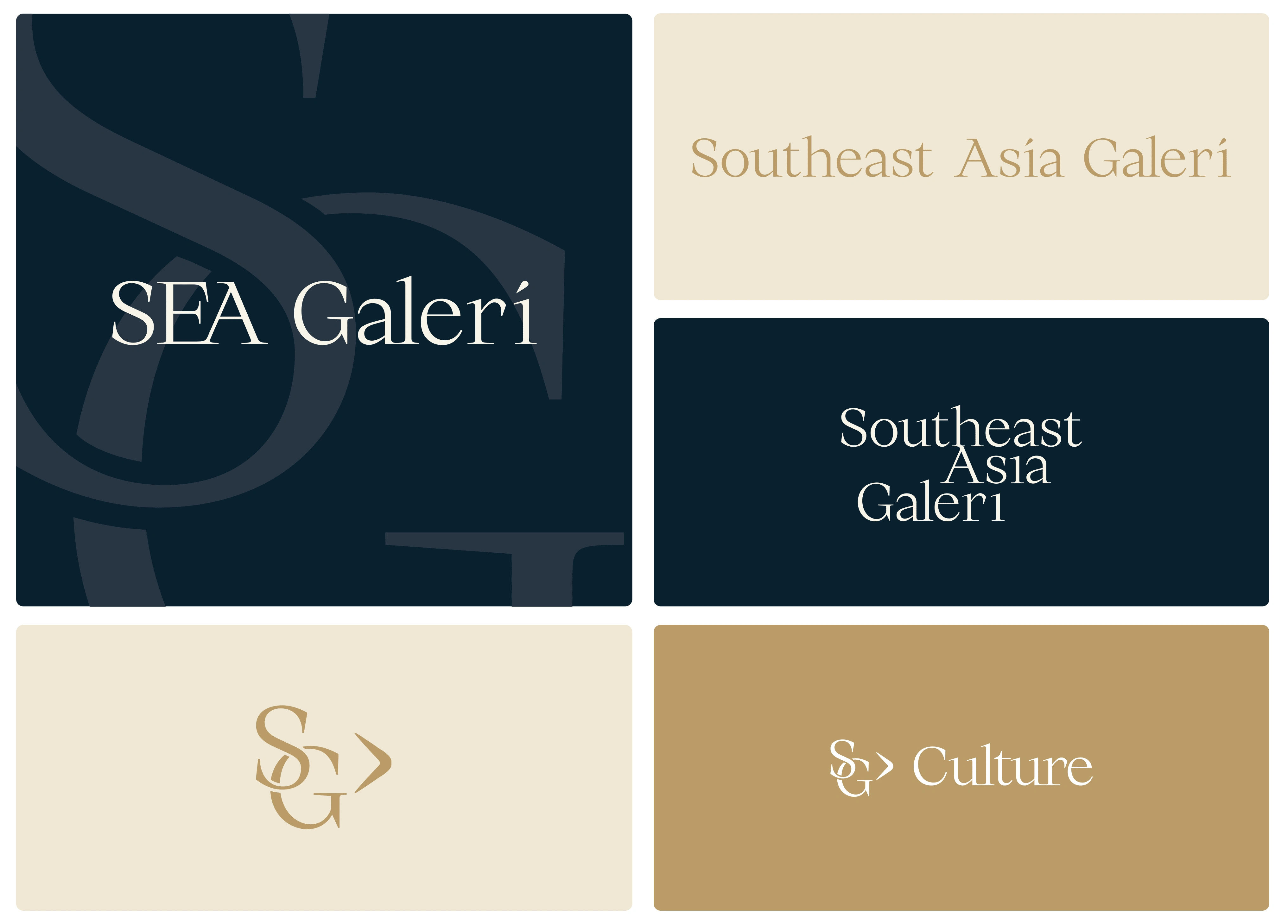 SEA Galeri full logo suite