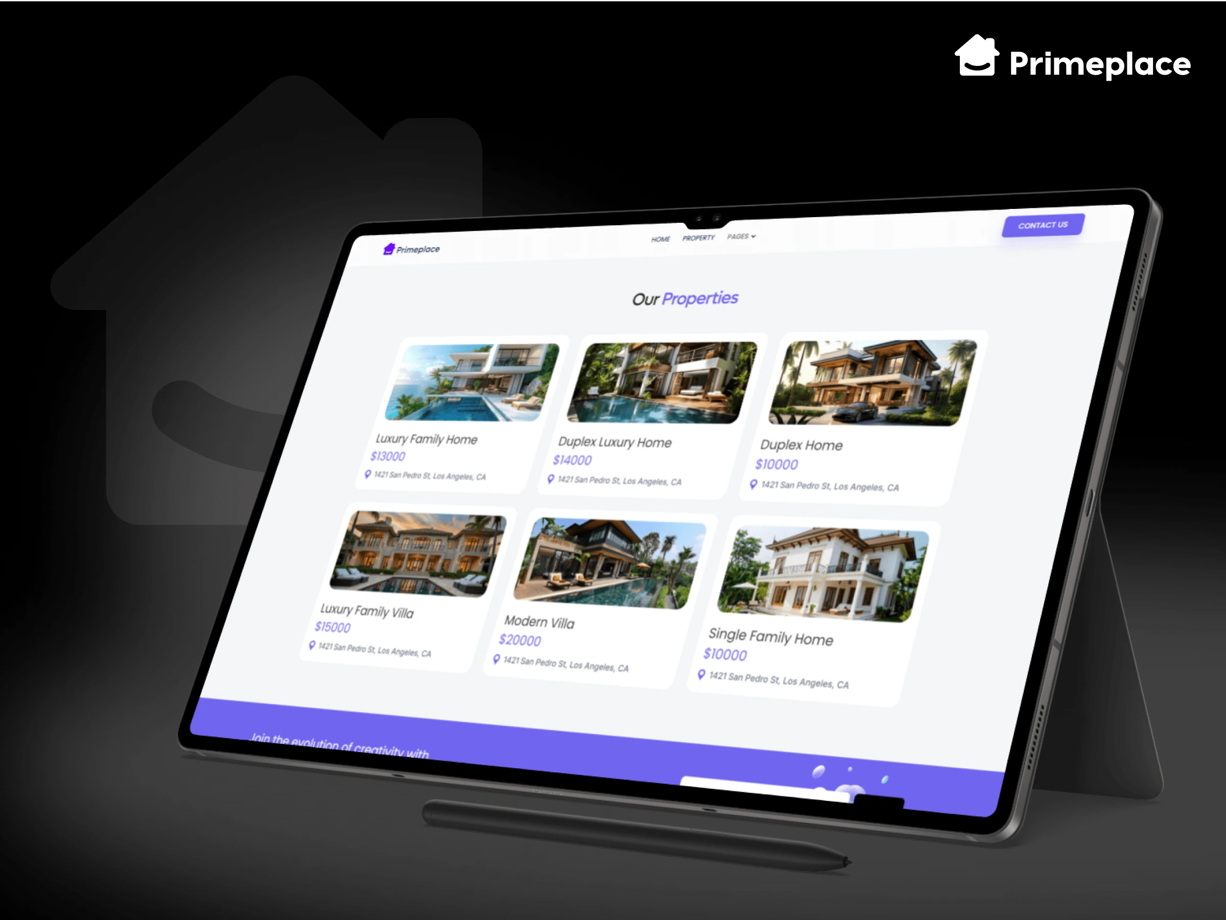 Property List page