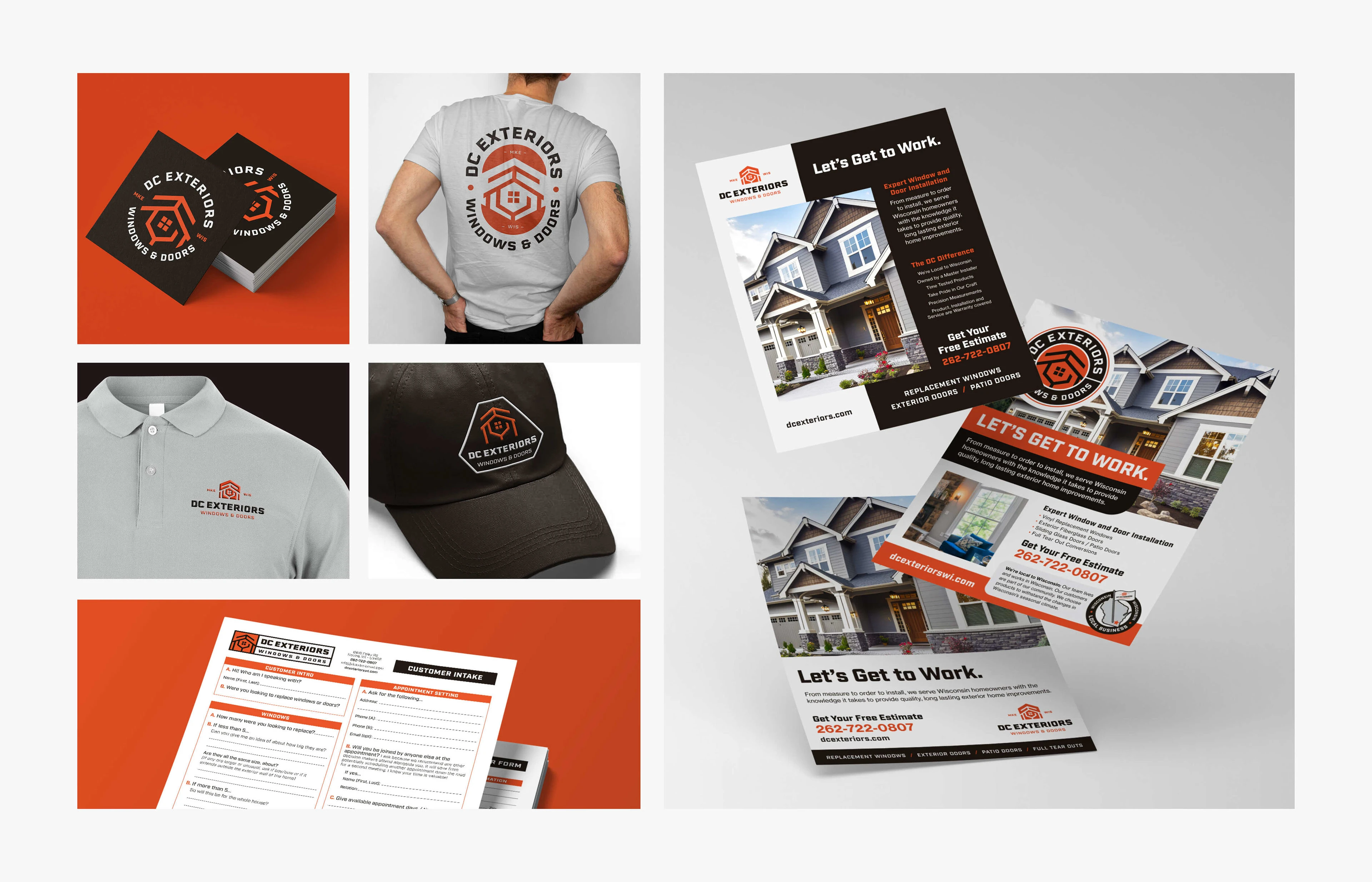 Brand Applications: Business Cards, Apparel, Forms & Contracts, Flyers / Advertisements