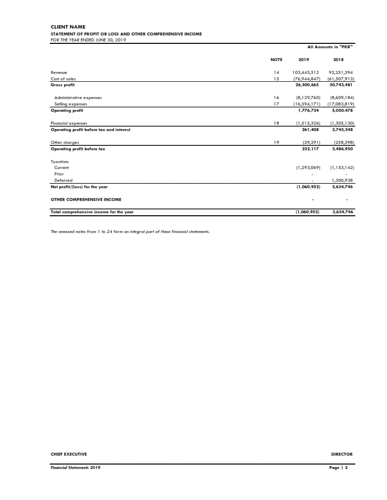 Income Statement