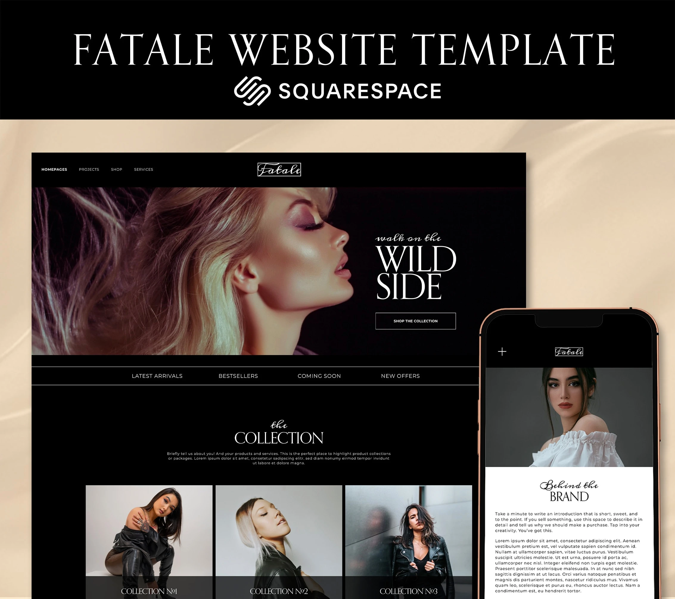 This Squarespace template is currently available.