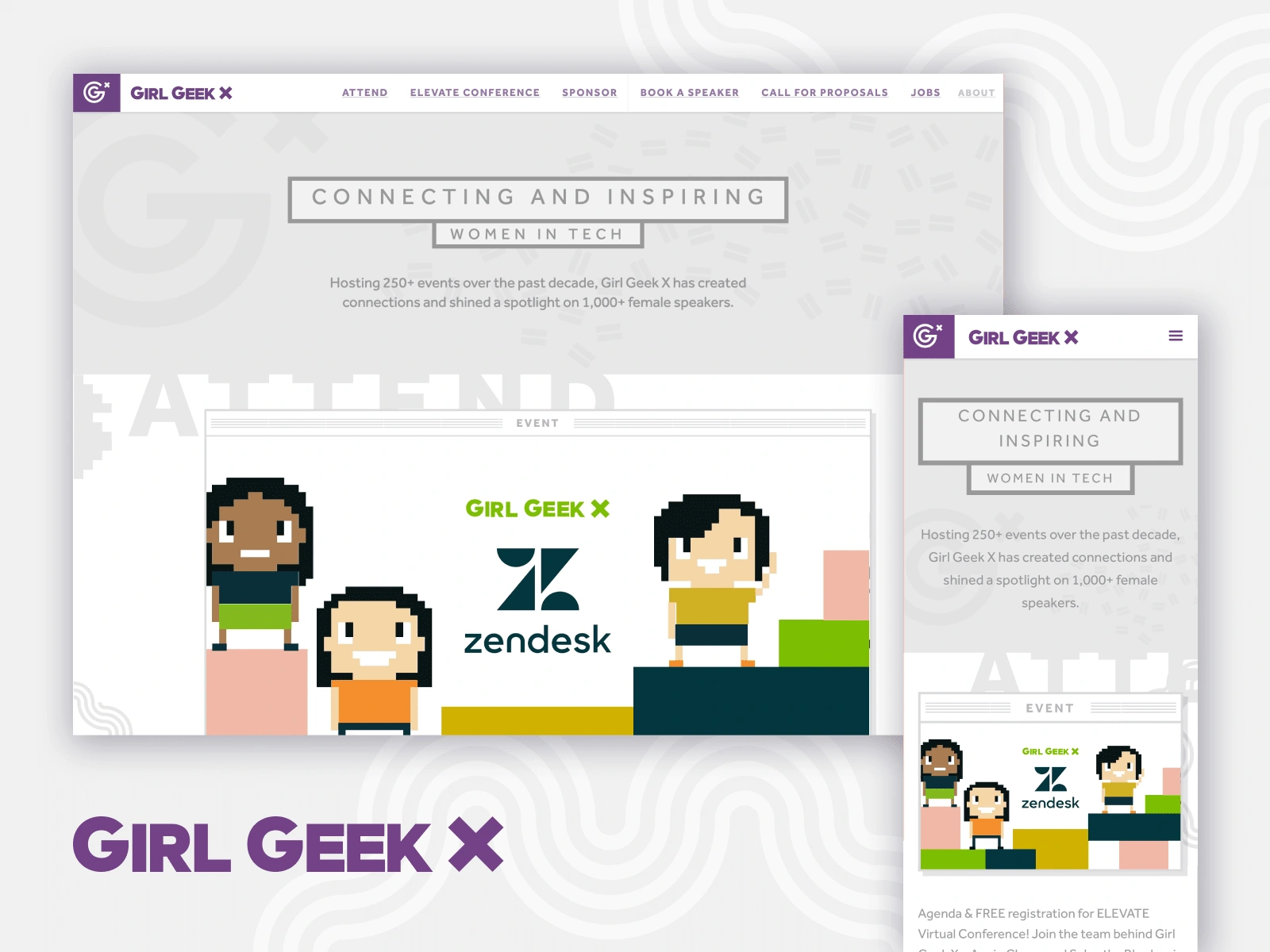 Girl Geek X responsive website